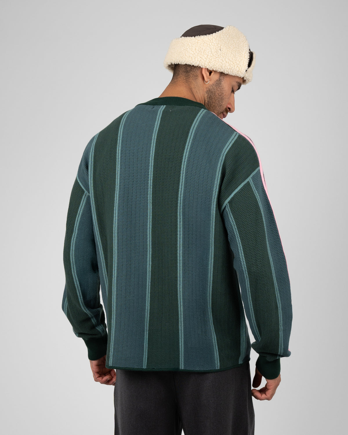 Prohibited Striped Team Knit Trikot Green