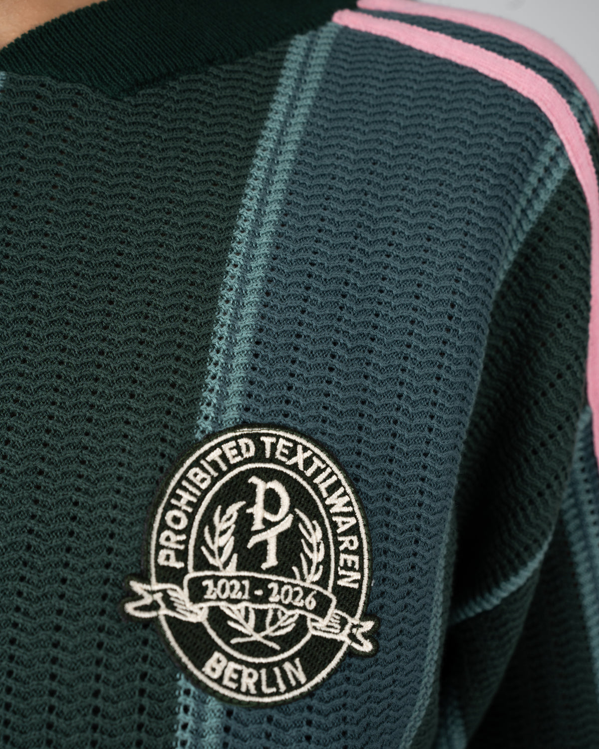 Prohibited Striped Team Knit Trikot Green