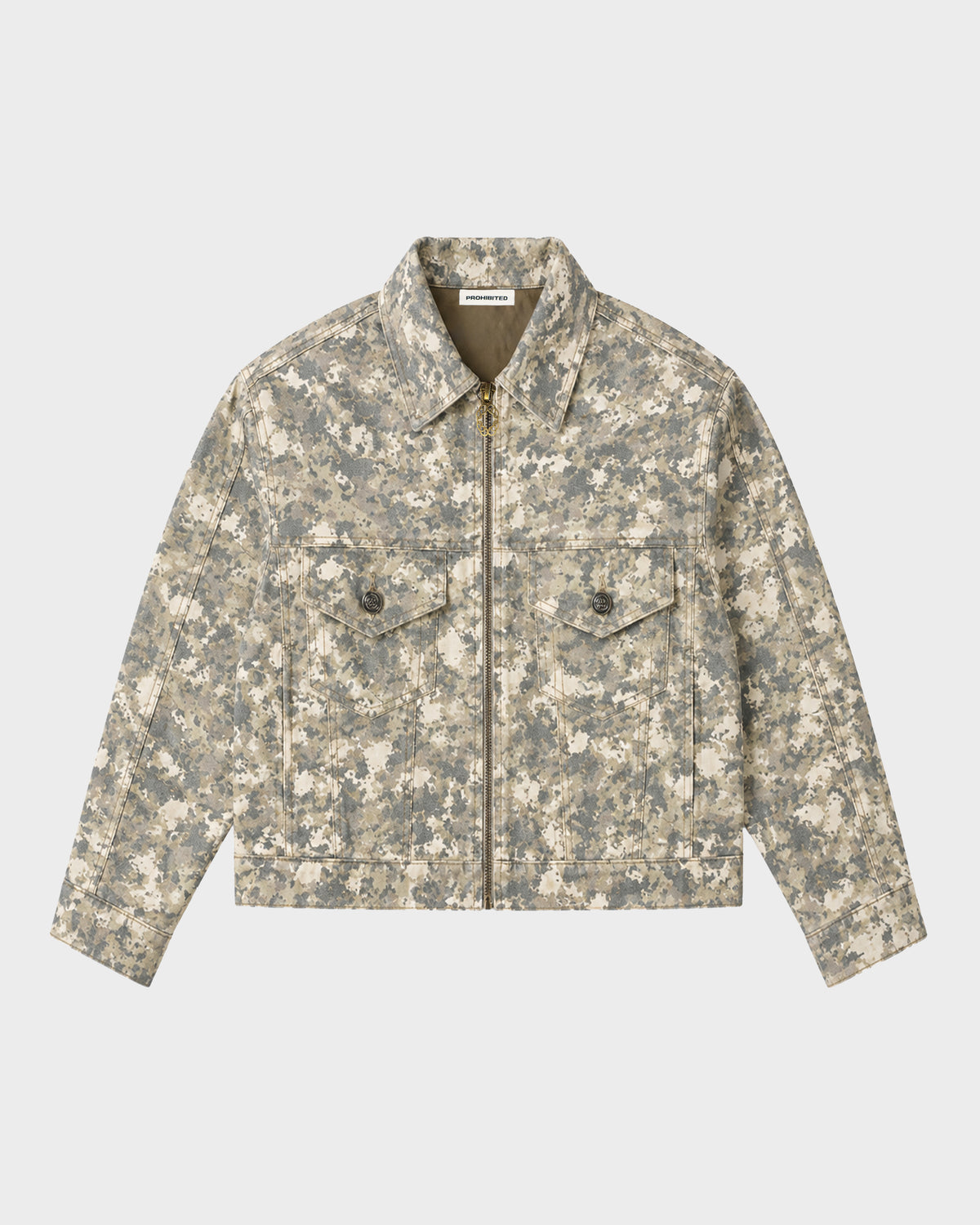 Prohibited Saint-Véran Denim Jacket Camouflage