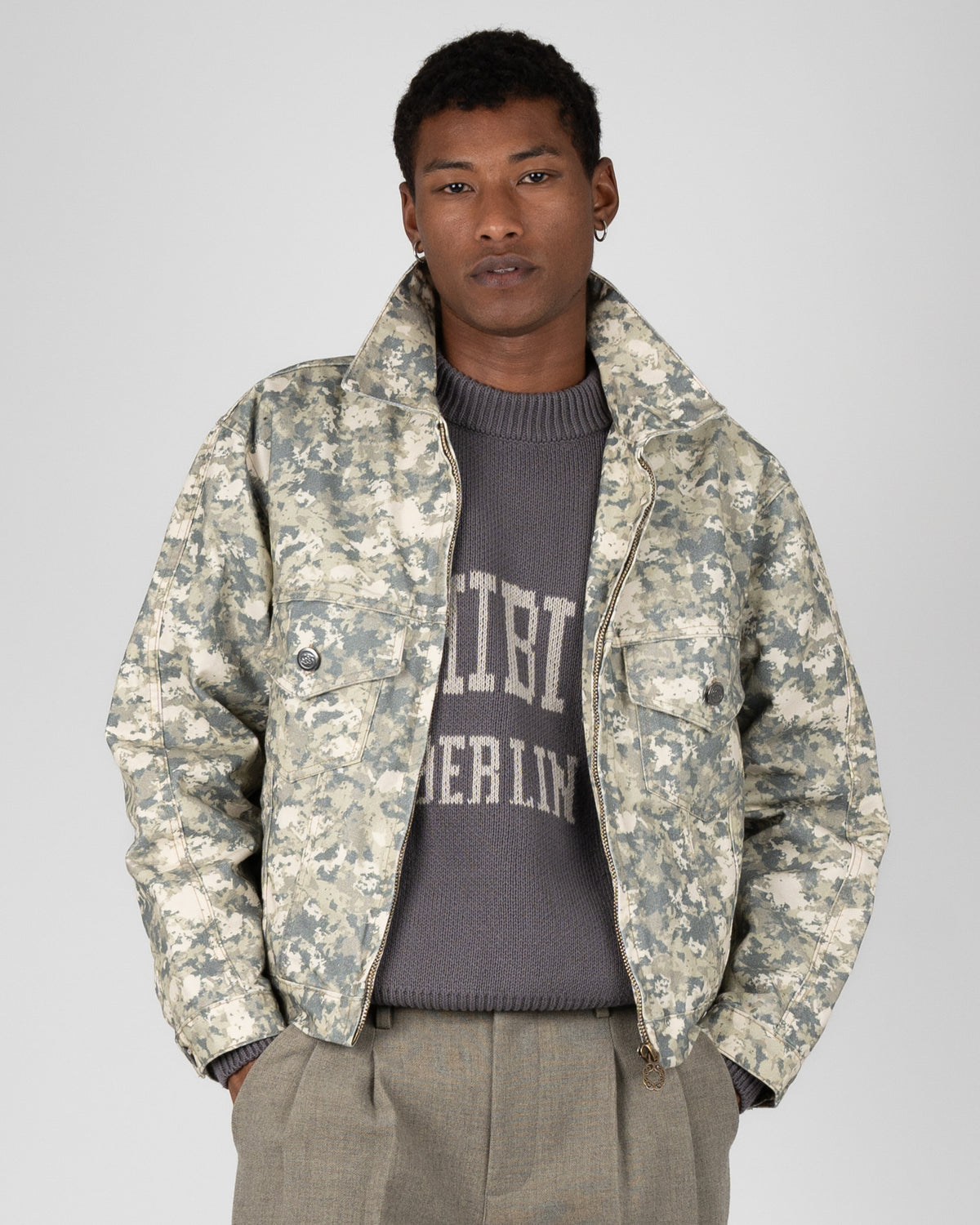 Prohibited Saint-Véran Denim Jacket Camouflage