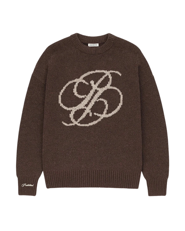 Prohibited Double P Knit Sweater