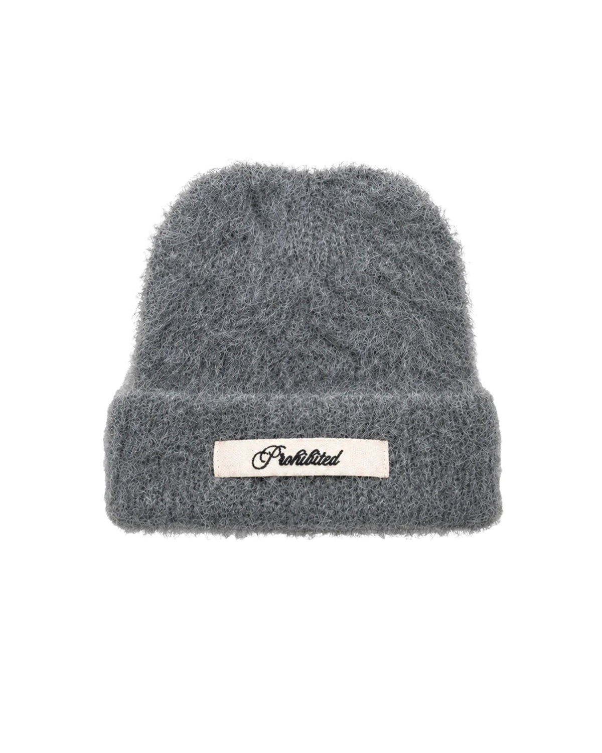 Prohibited Season Knit Beanie in grijs, productfoto voorkant