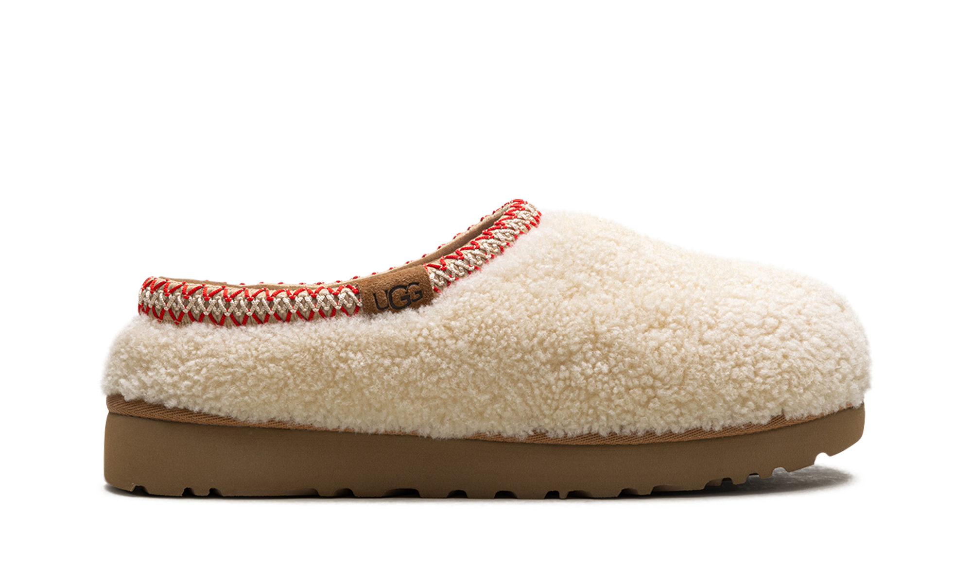 ugg tasman maxi curly slipper natural women s+1158356-NAT+right view