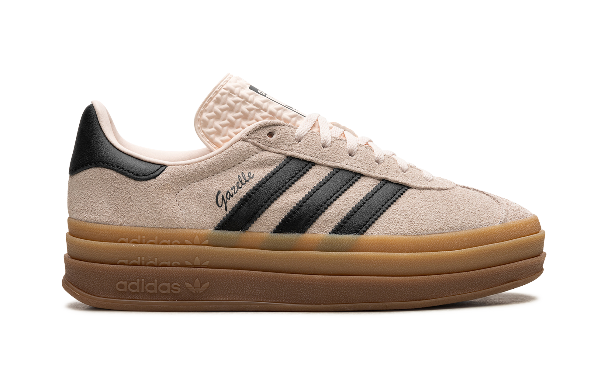 adidas gazelle bold wonder quartz black gum women s+IE0429+right view