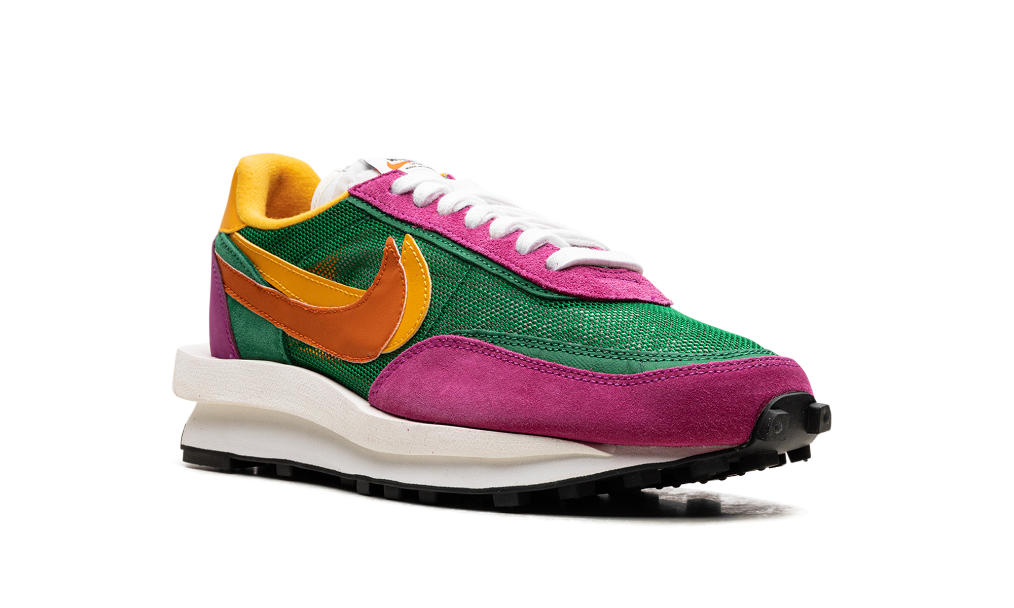 nike ld waffle sacai pine green+BV0073-301+diagnol right view 1