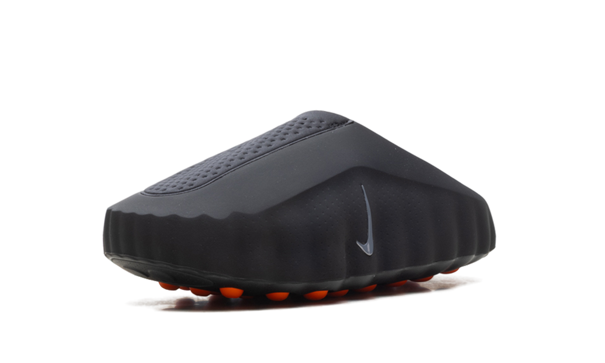 nike mind 001 slide black chrome+HQ4307-001+left diagnol single view