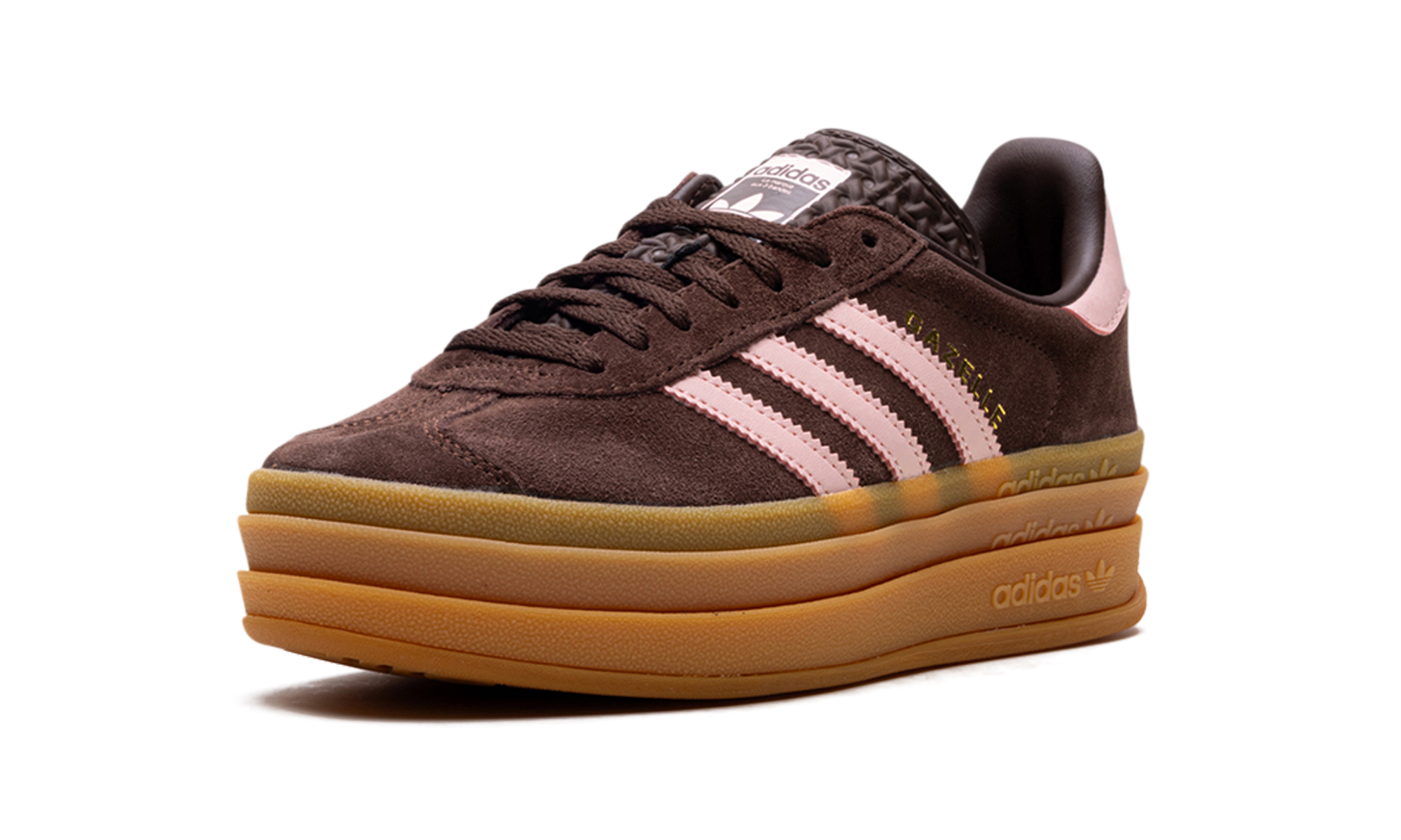 adidas gazelle bold icey pink auburn women s+JI0326+left diagnol single view