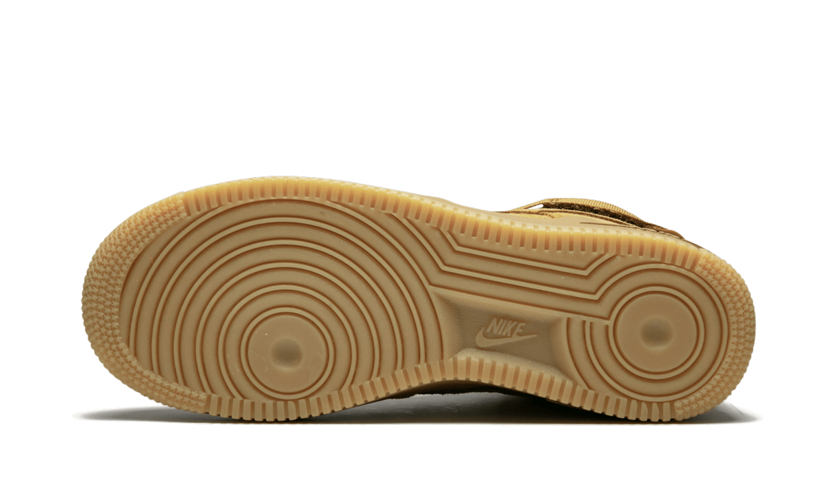 nike air force 1 high lv8 wheat 2018 gs+807617-701+bottom view