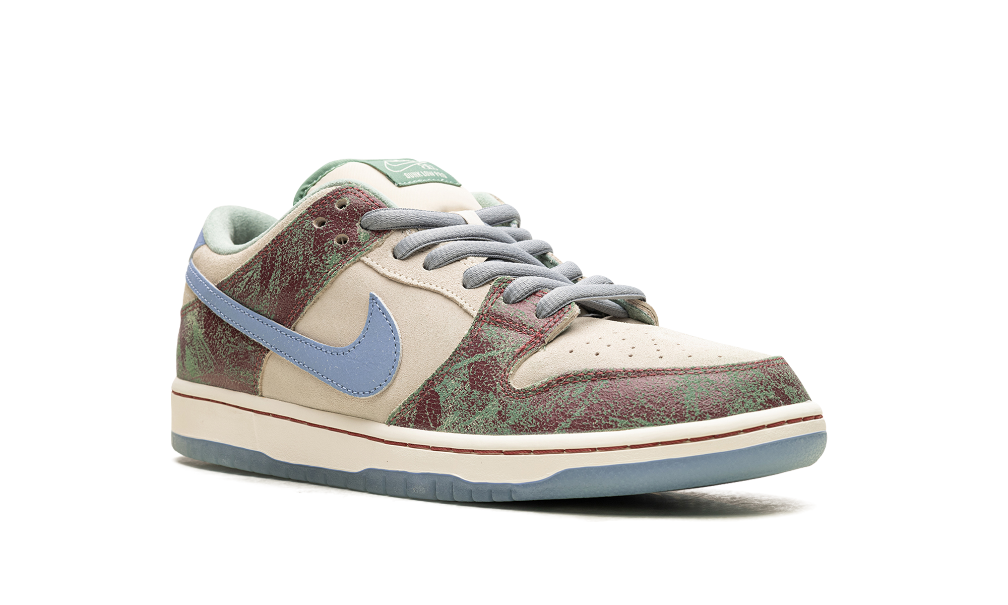 nike sb dunk low crenshaw skate club+FN4193-100+diagnol right view
