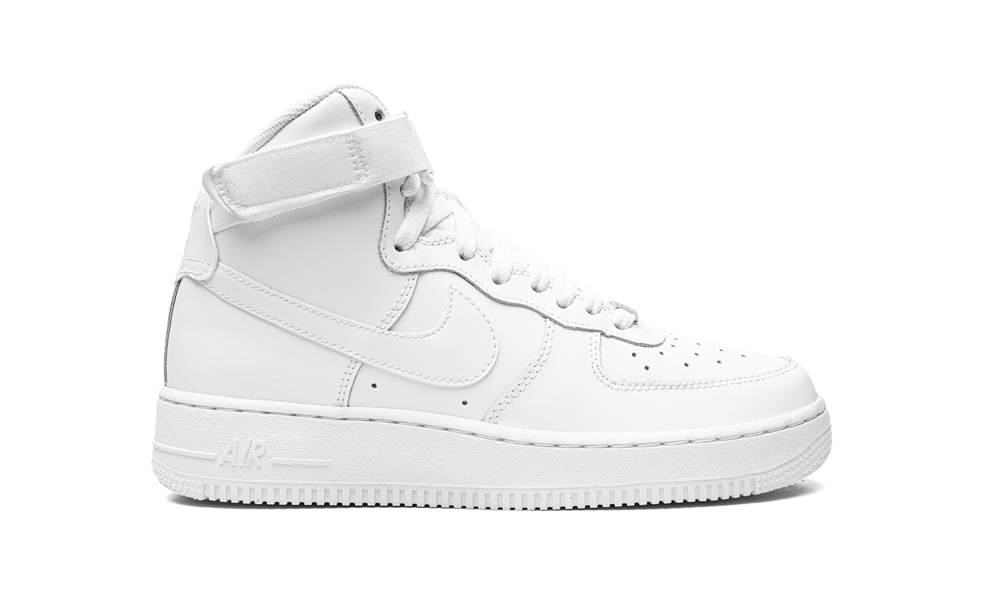nike air force 1 high le triple white gs+DH2943-111+right view