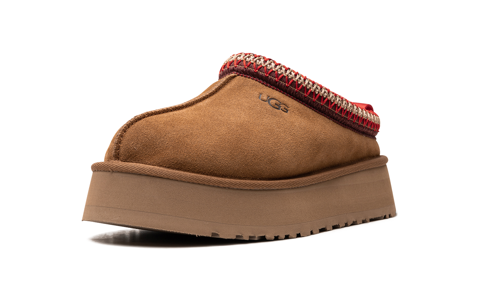 ugg tazz slipper chestnut women s+1122553-CHE+left diagnol single view