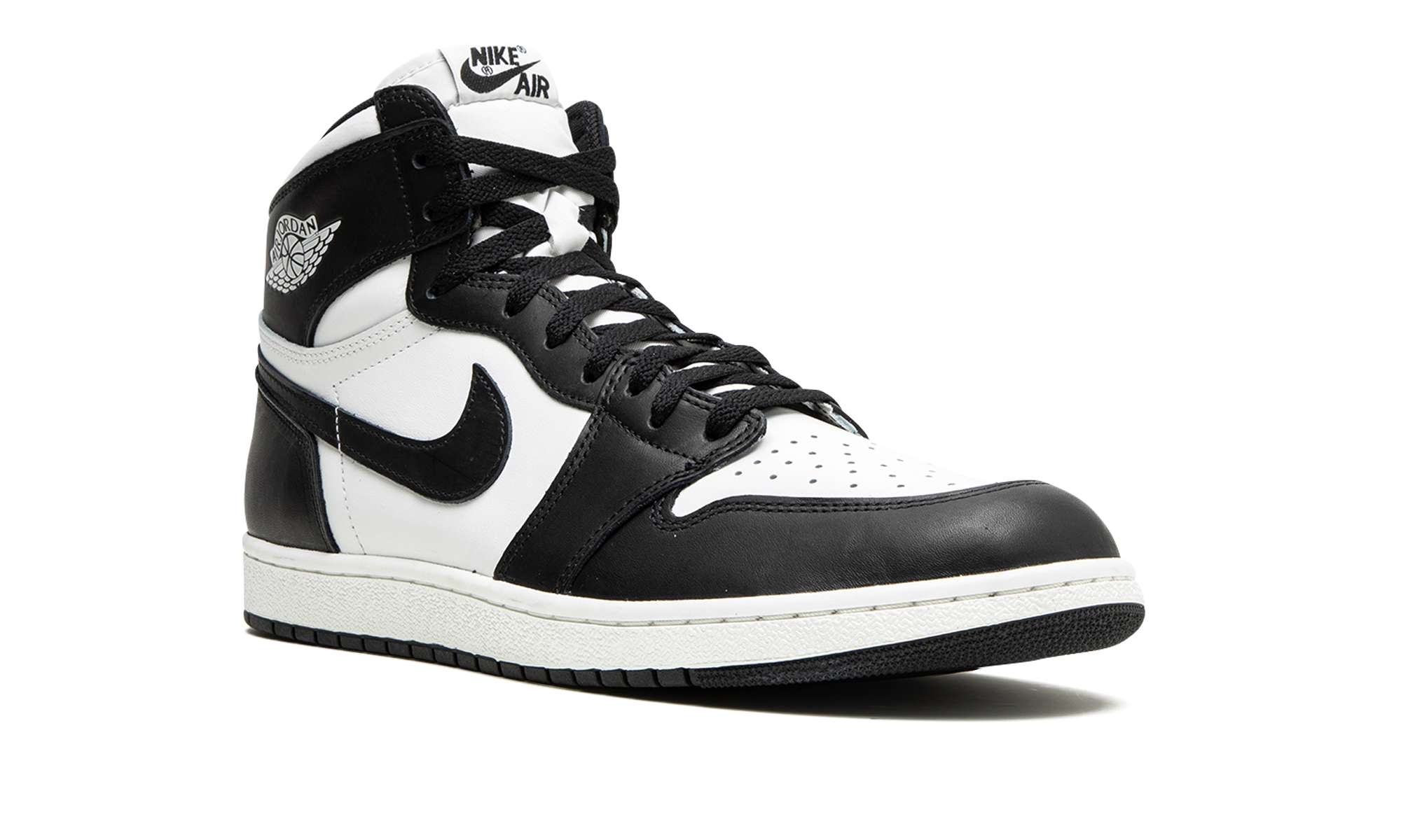 jordan 1 retro high 85 black white 2023+BQ4422-001+diagnol right view