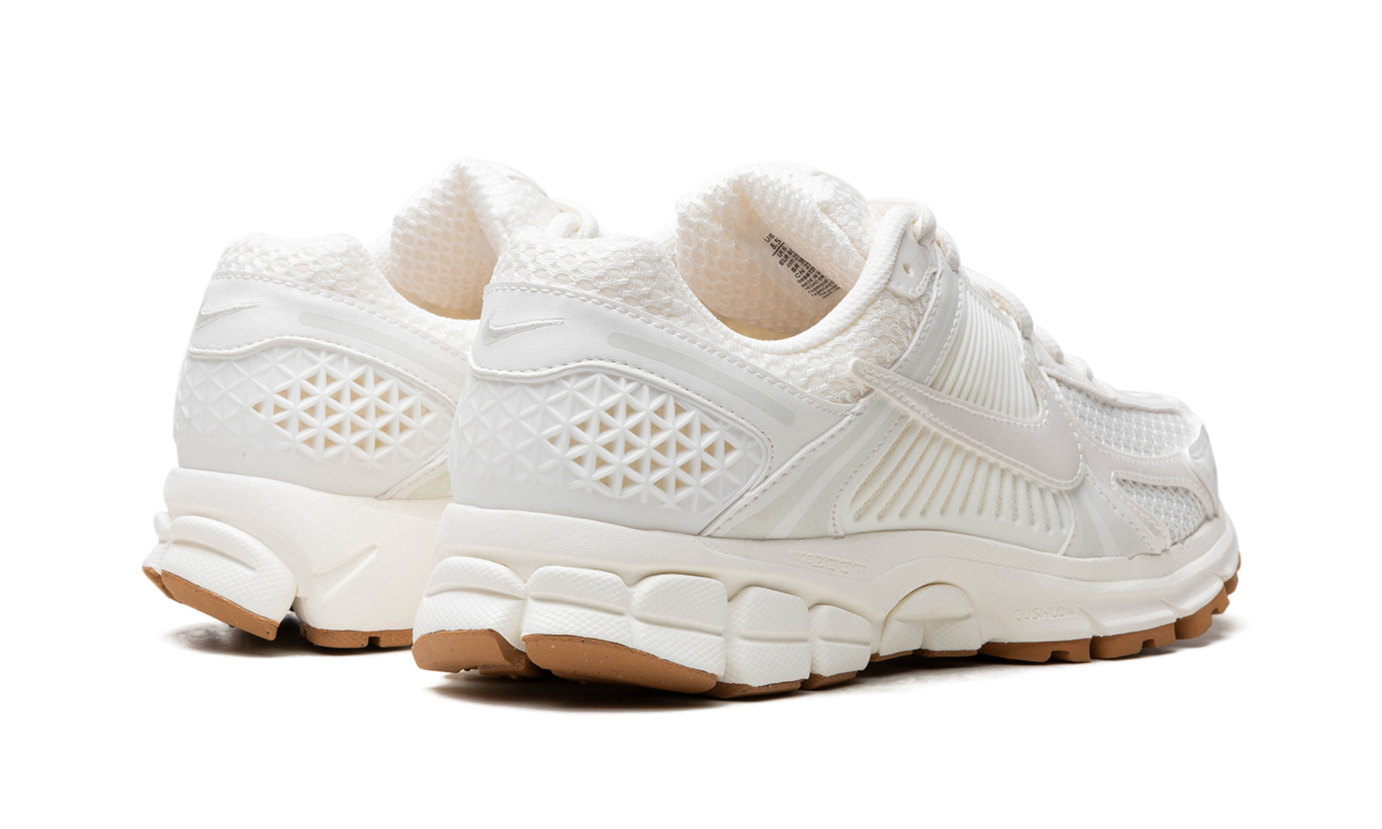 nike zoom vomero 5 sail coconut milk women s+HM5886-133+diagnol right behind view