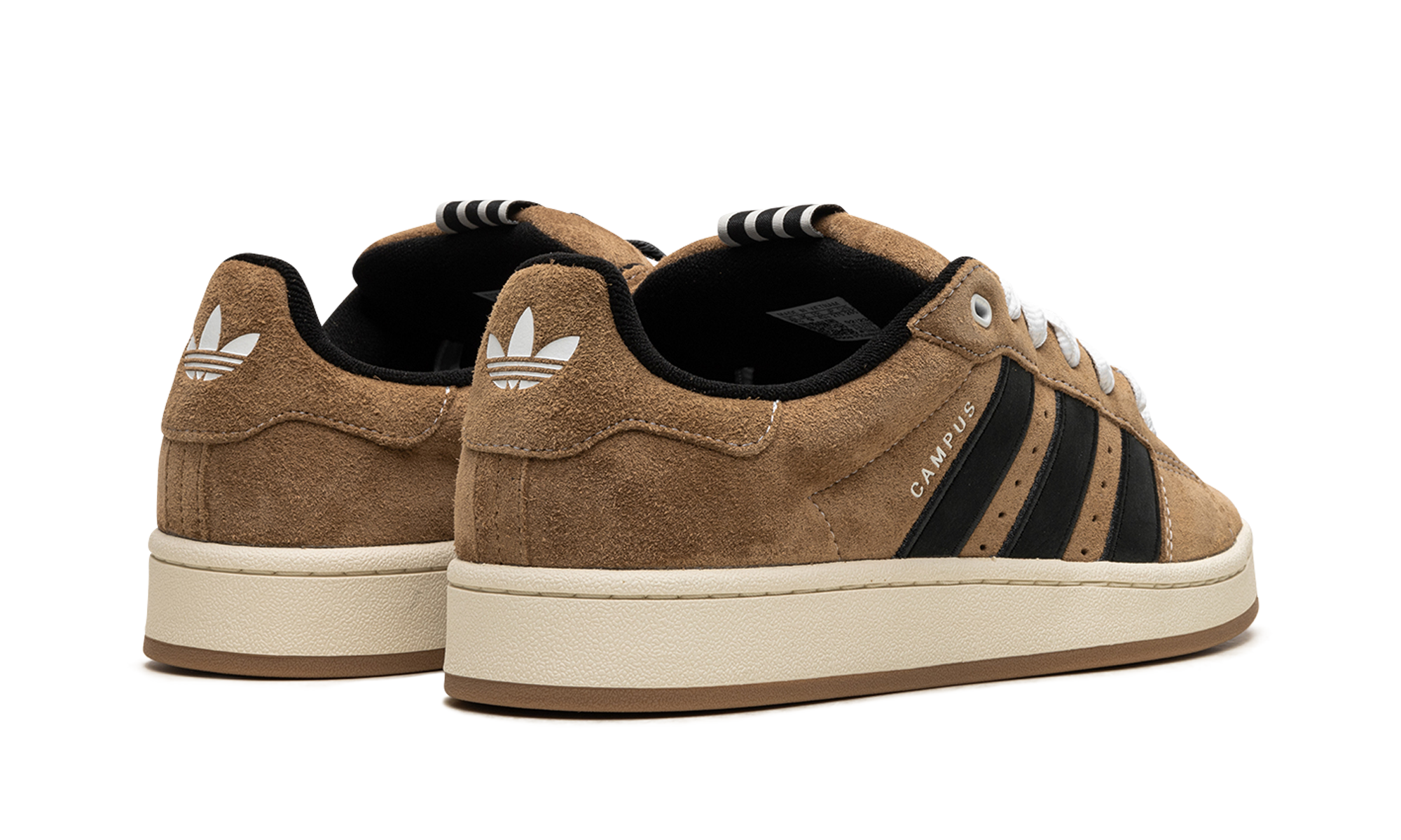 adidas campus 00s ynuk brown desert+IE2175+diagnol right behind view