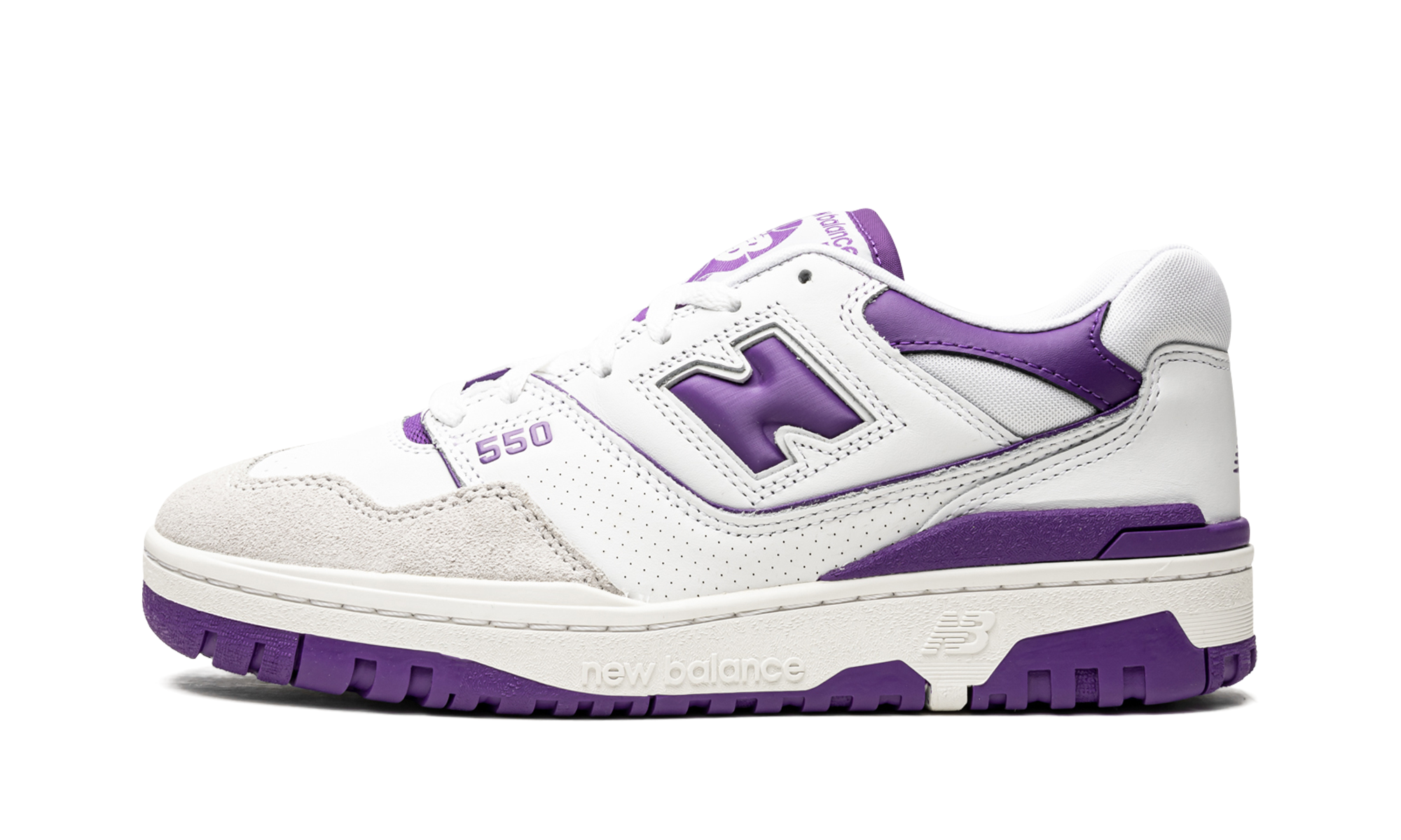 new balance 550 white purple+BB550WR1+diagnol right view 1