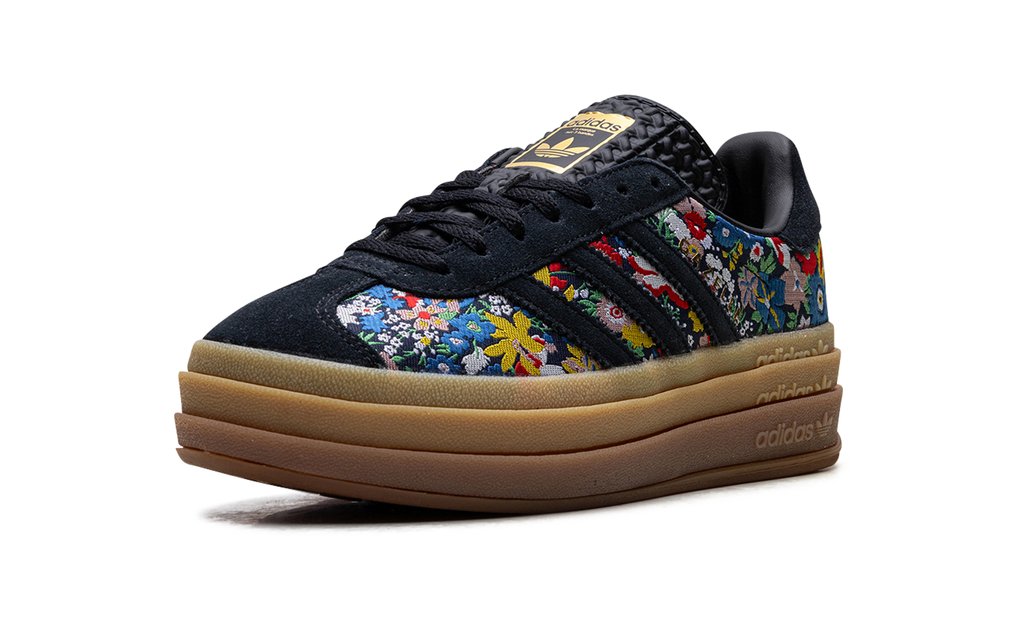 adidas gazelle bold liberty london floral embroidery women s+JI2572+left diagnol single view