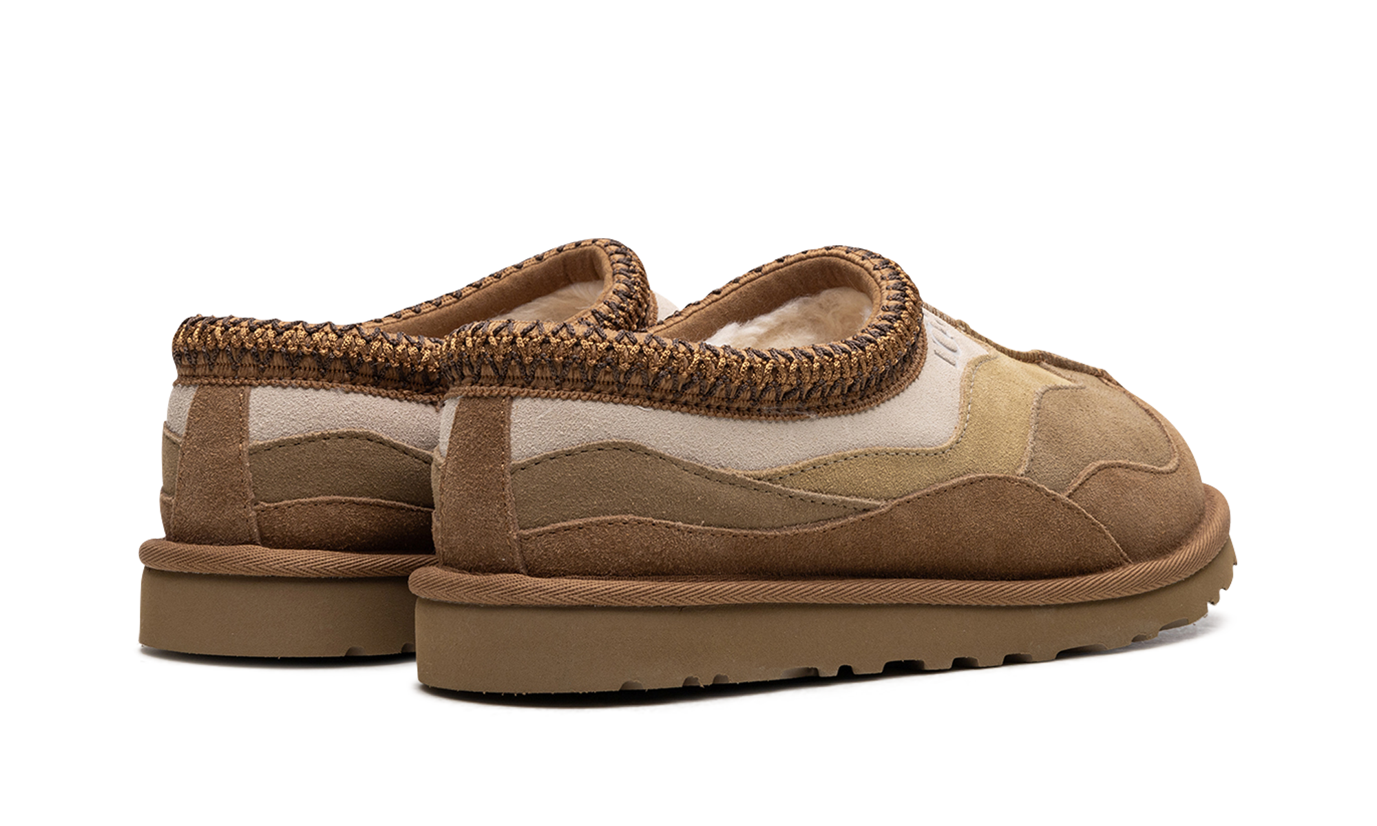 ugg tasman slipper shoe palace painted hills chestnut+1157090-CHE+diagnol right behind view