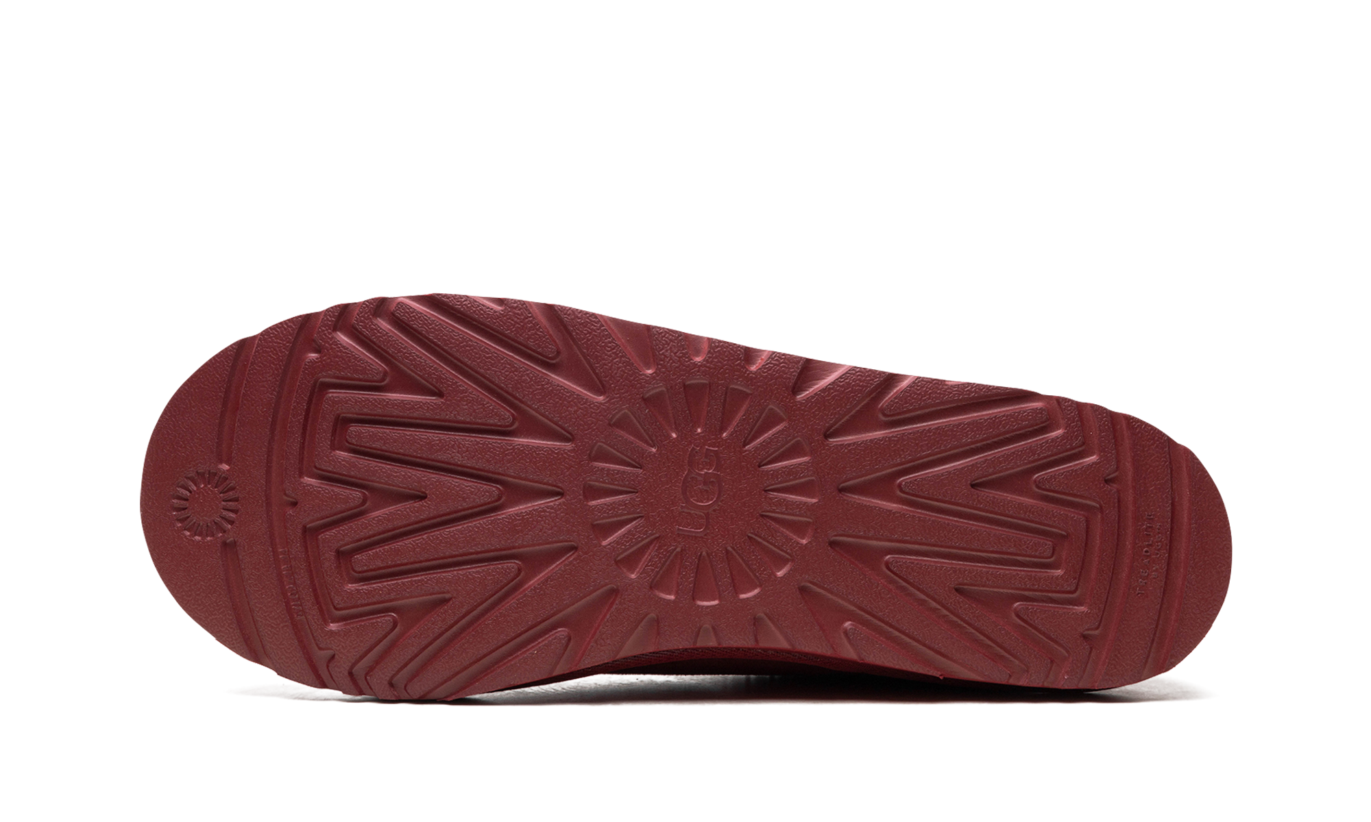 ugg tasman slipper red wine+5950-RWN+bottom view