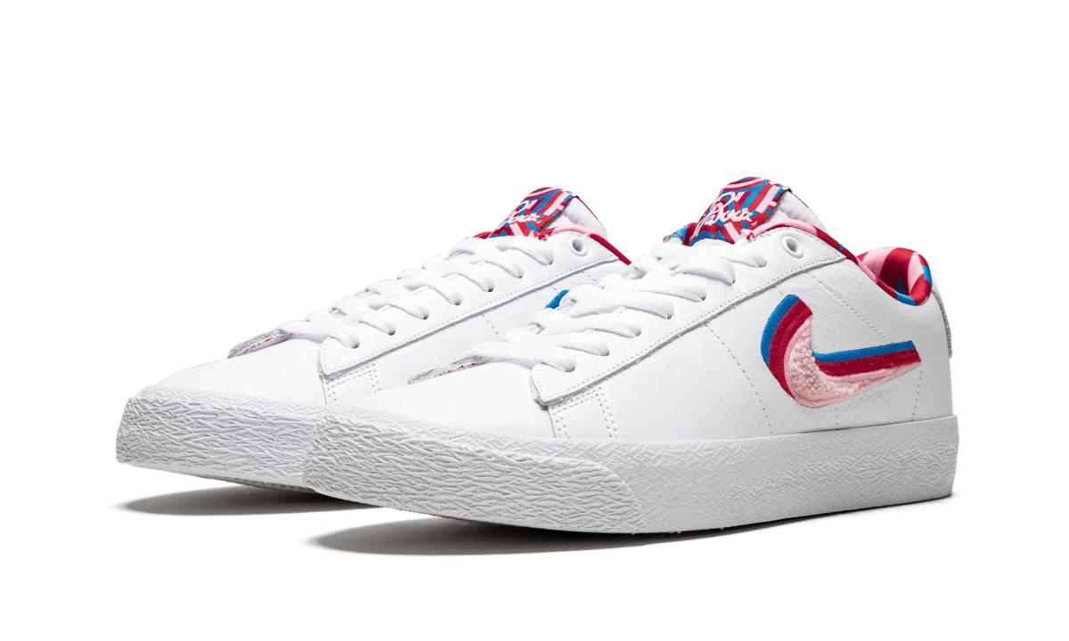 nike sb blazer low parra+CN4507-100+diagnol left view