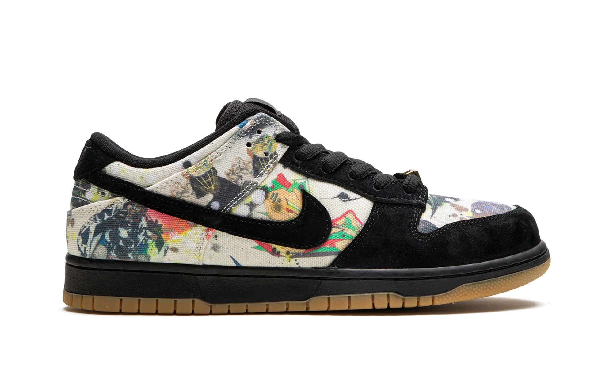 nike sb dunk low supreme rammellzee+FD8778-001+right view