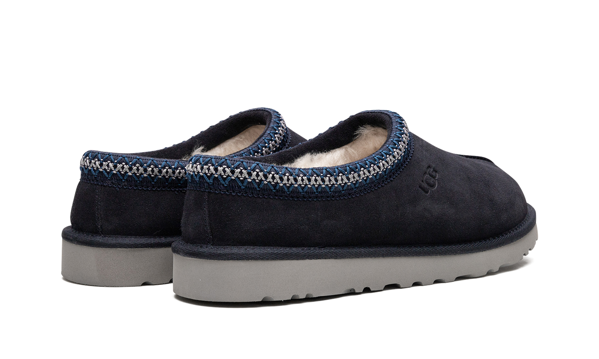 ugg tasman slipper true navy+5950-TNVY+diagnol right behind view