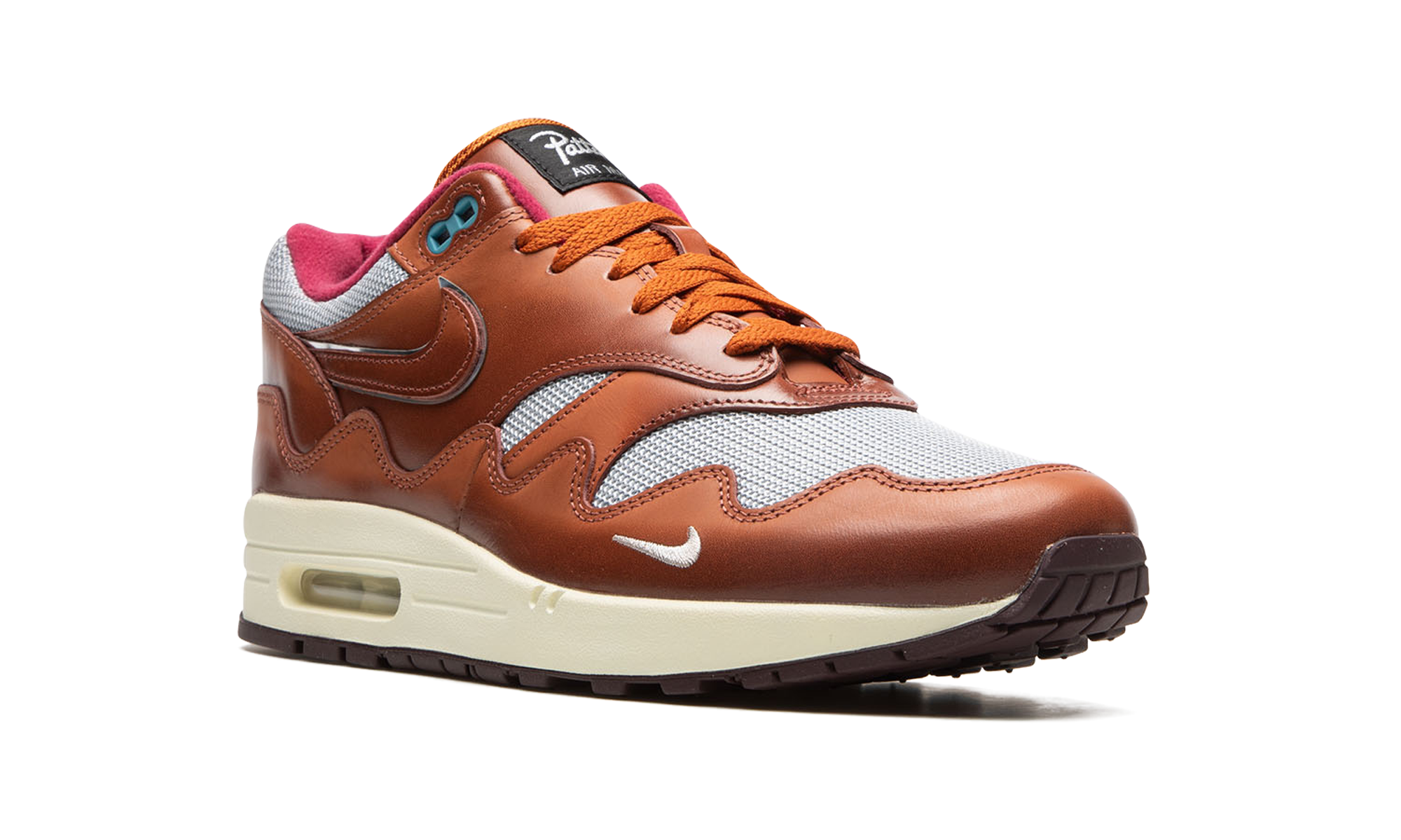 nike air max 1 patta the next wave dark russett+DO9549-200+diagnol right view