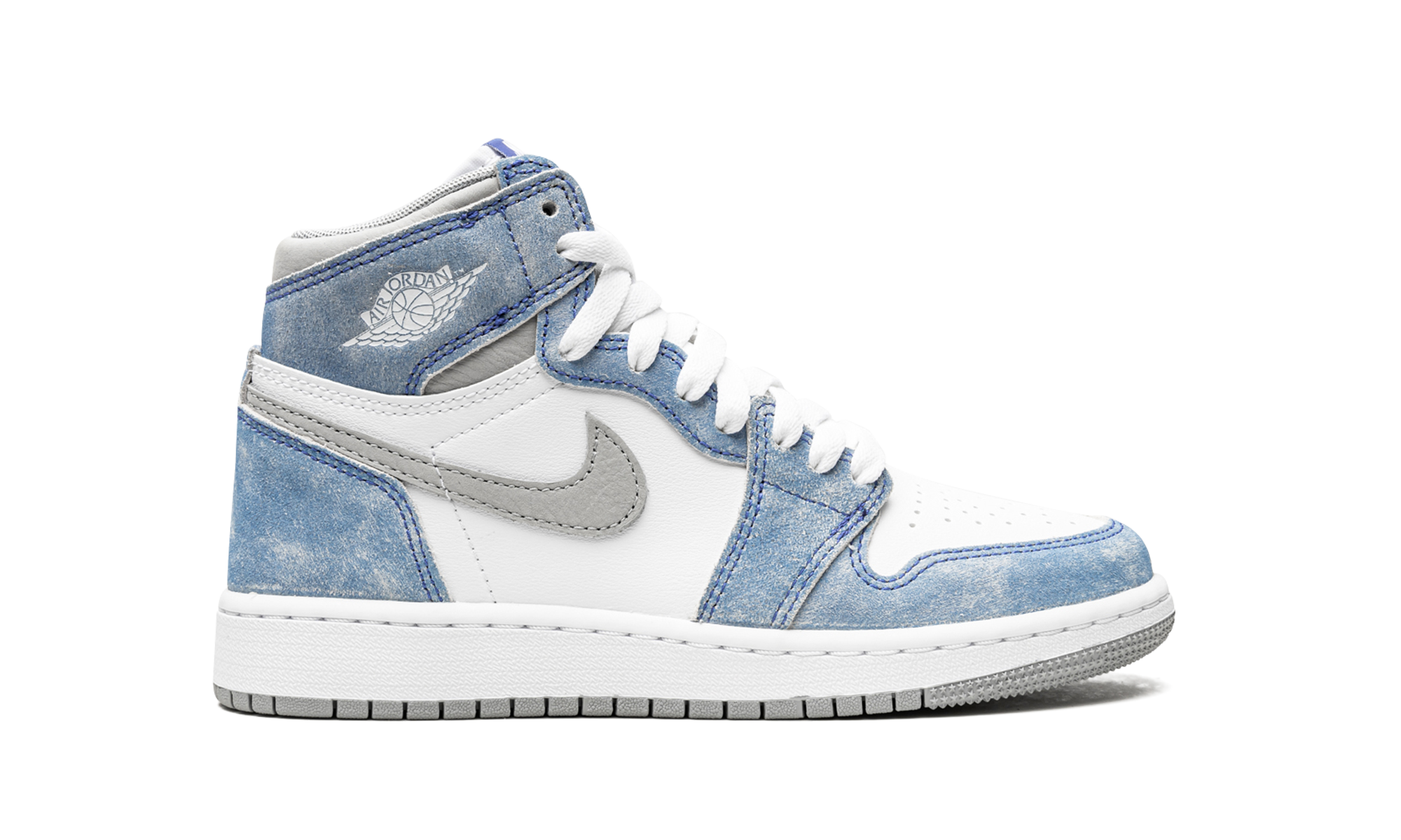 jordan 1 retro high hyper royal smoke grey gs+575441-402+right view