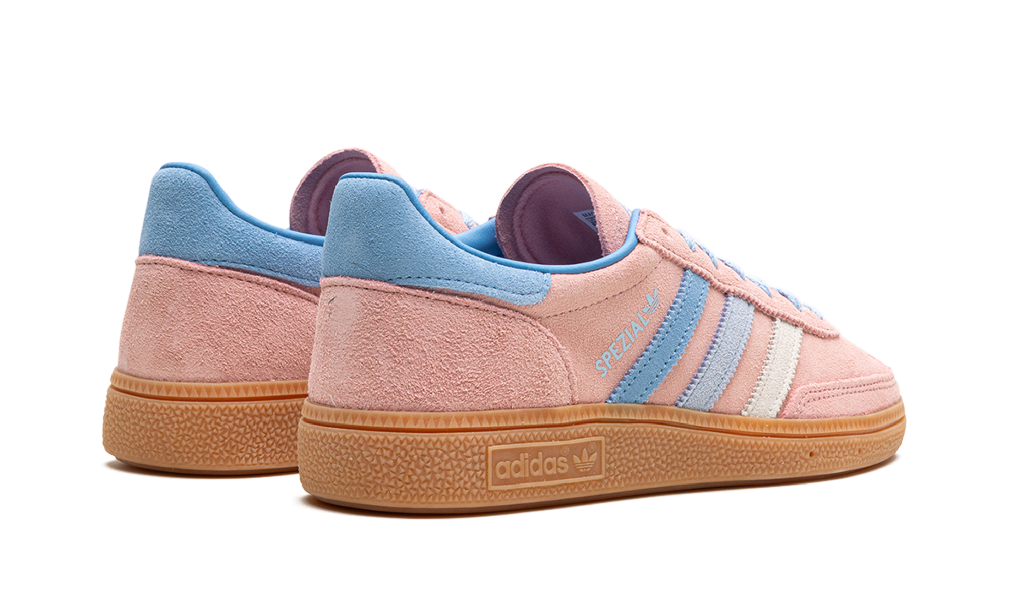 adidas handball spezial semi pink spark women s+IG1974+diagnol right behind view