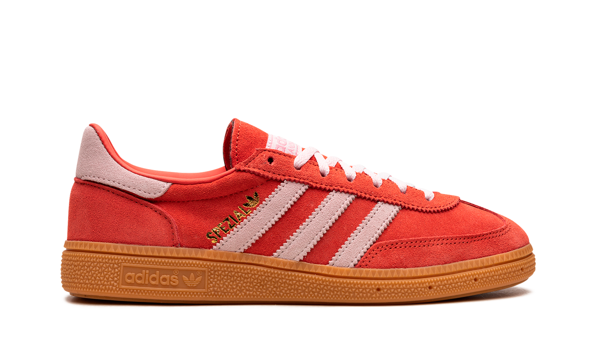 adidas handball spezial bright red clear pink women s+IE5894+right view