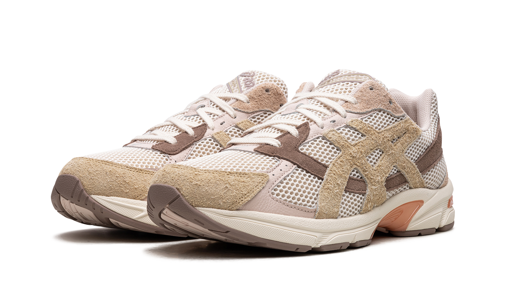 asics gel 1130 birch sand+1203A327-201+diagnol left view