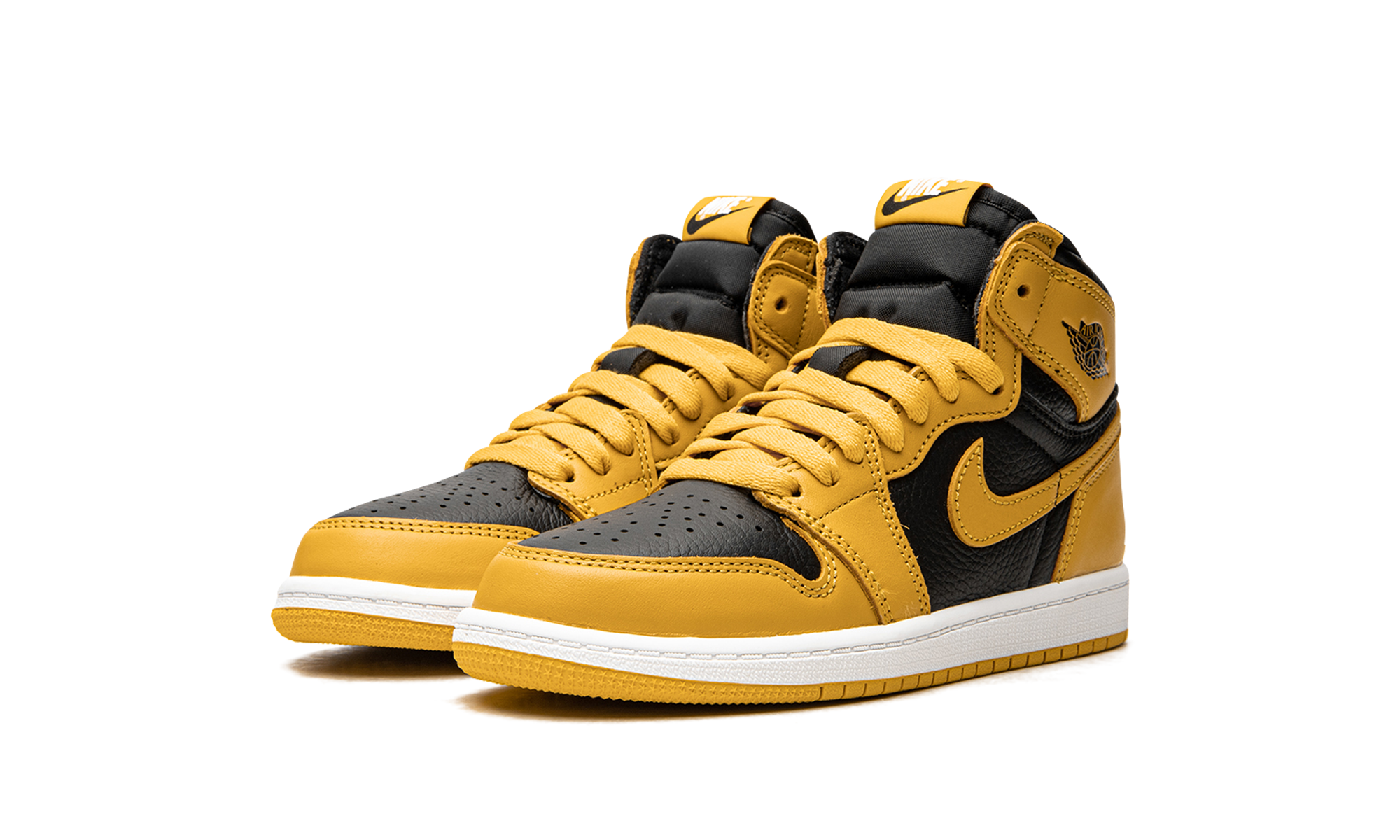 jordan 1 retro high og pollen ps+AQ2664-701+diagnol left view
