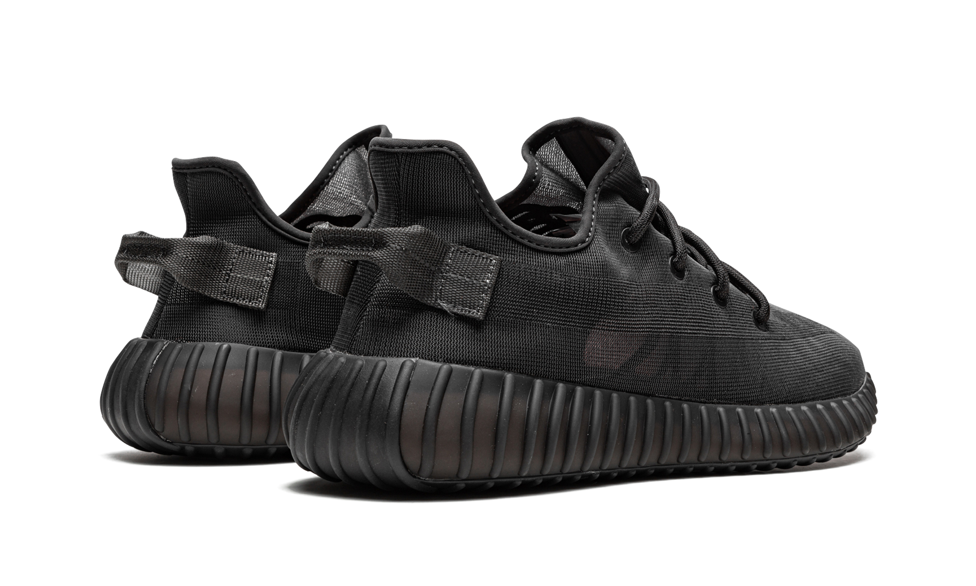 adidas yeezy boost 350 v2 mono cinder+GX3791+diagnol right behind view