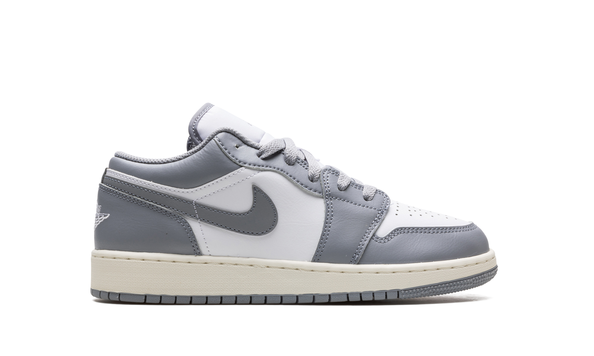 air jordan 1 low vintage grey gs+553560-053+right view