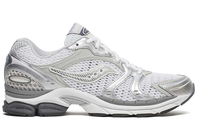 Saucony ProGrid Triumph 4 White Silver Grey