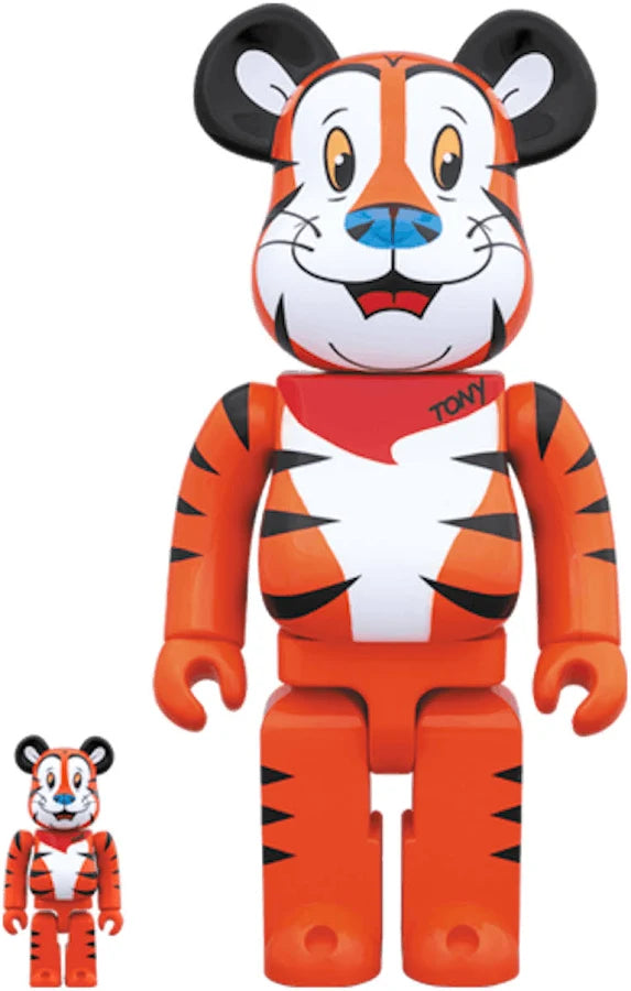 Bearbrick Tony The Tiger Kellogs 100% & 400% Set