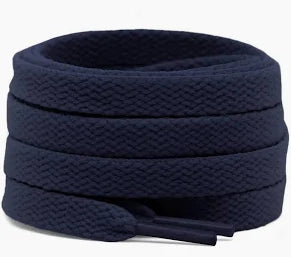 Flat Laces Navy Blue