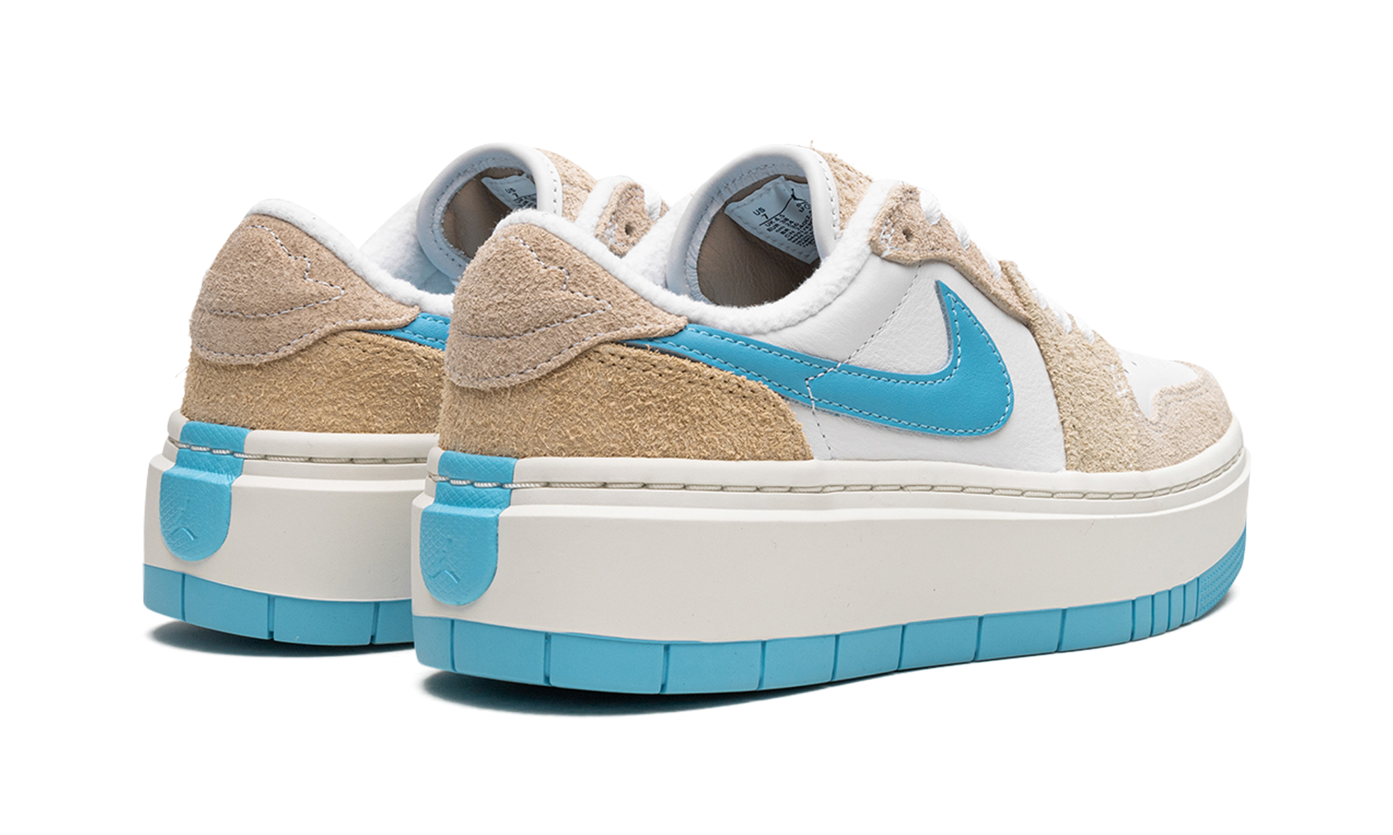 jordan 1 elevate low se salt lake city women s+FD1028-100+diagnol right behind view