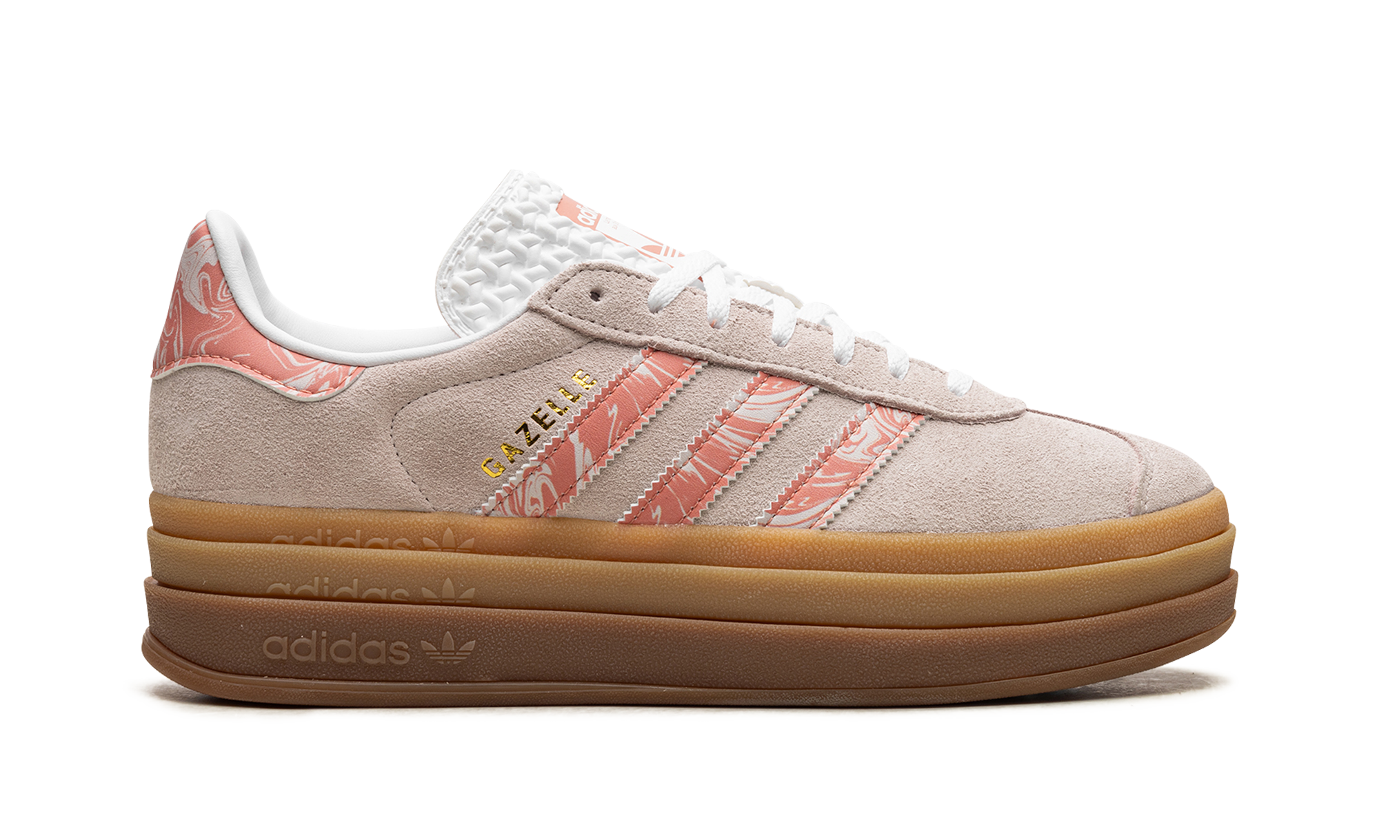 adidas gazelle bold putty mauve women s+ID3739+right view
