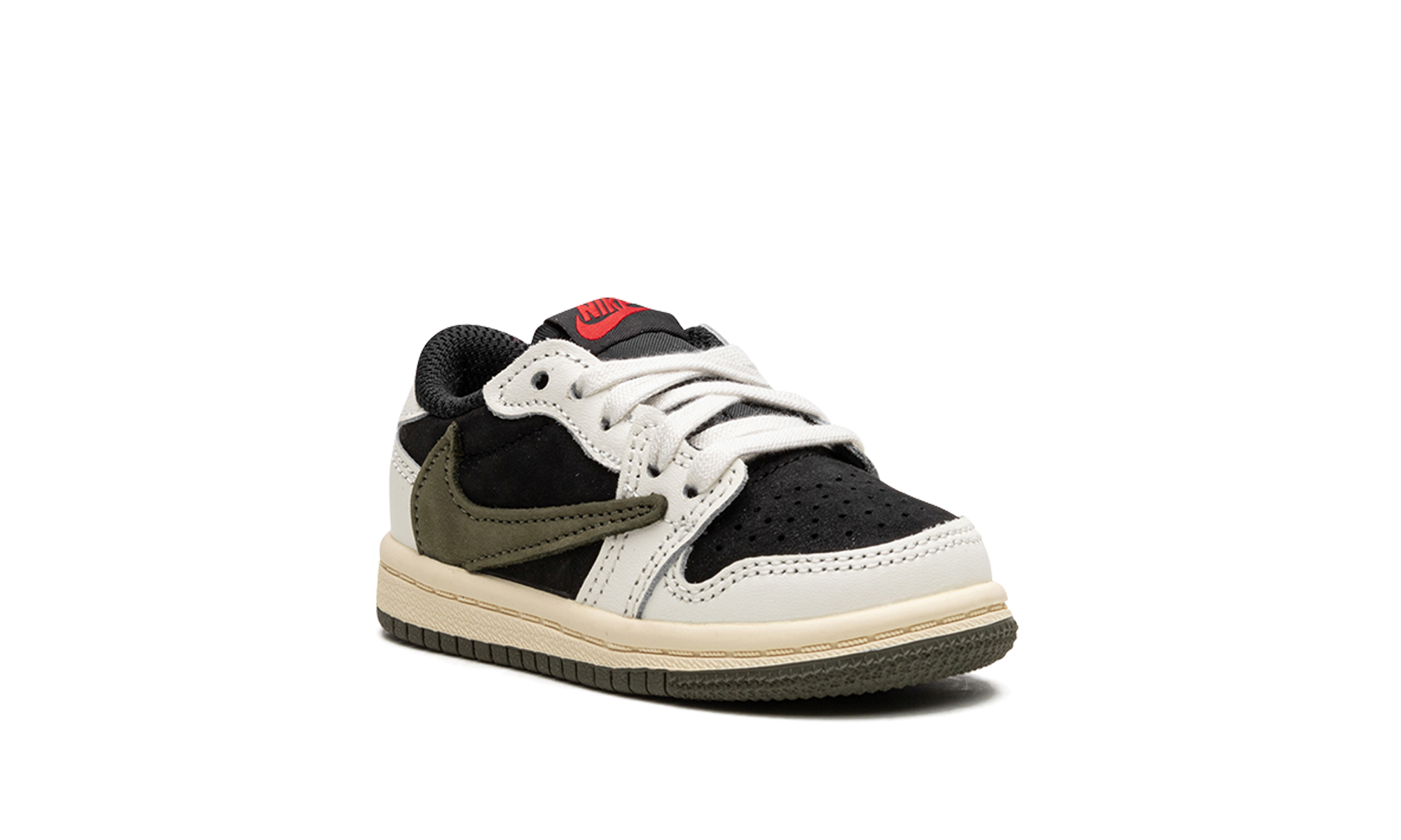 jordan 1 retro low og sp travis scott olive td+DZ5908-106+diagnol right view