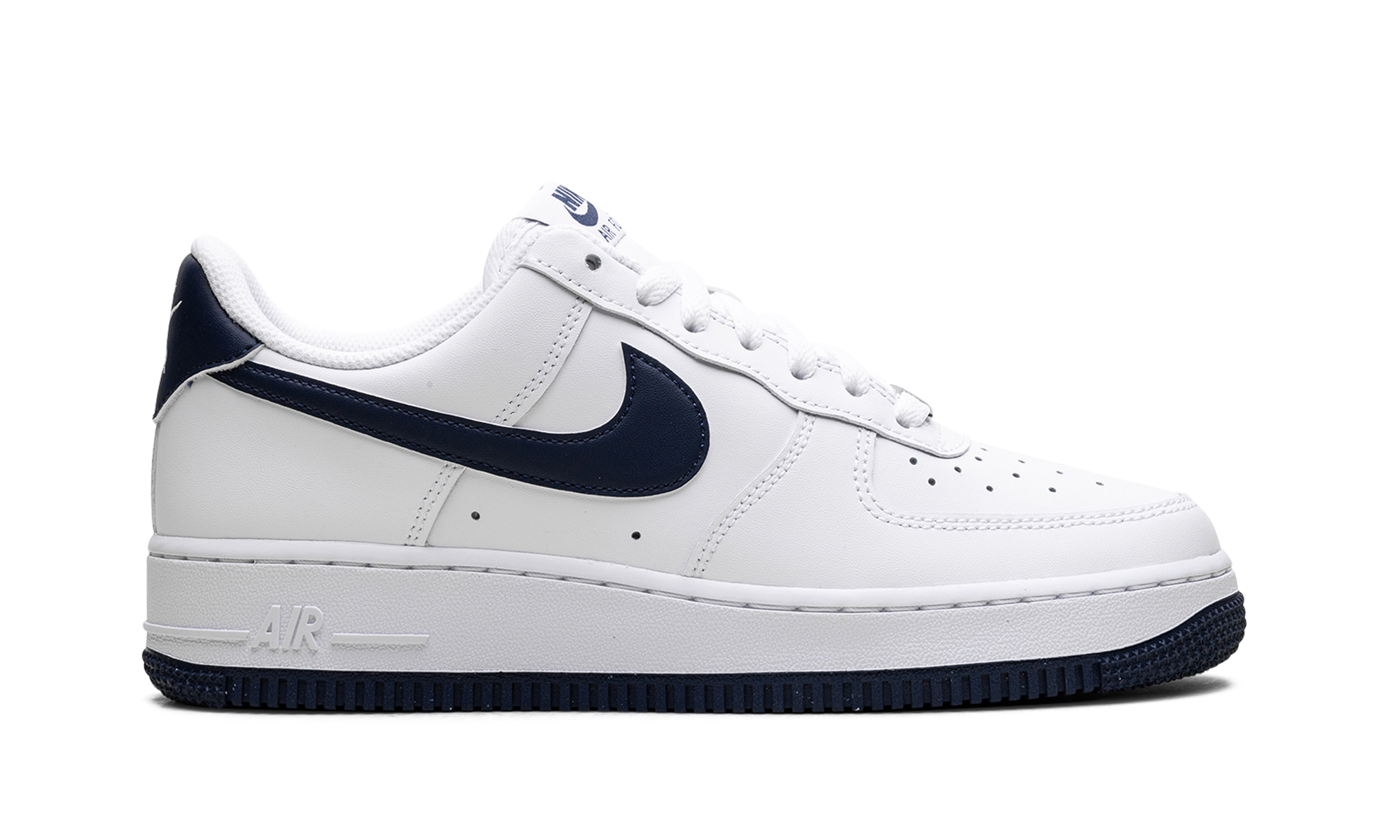 nike air force 1 07 white midnight navy 2024+FJ4146-104+right view