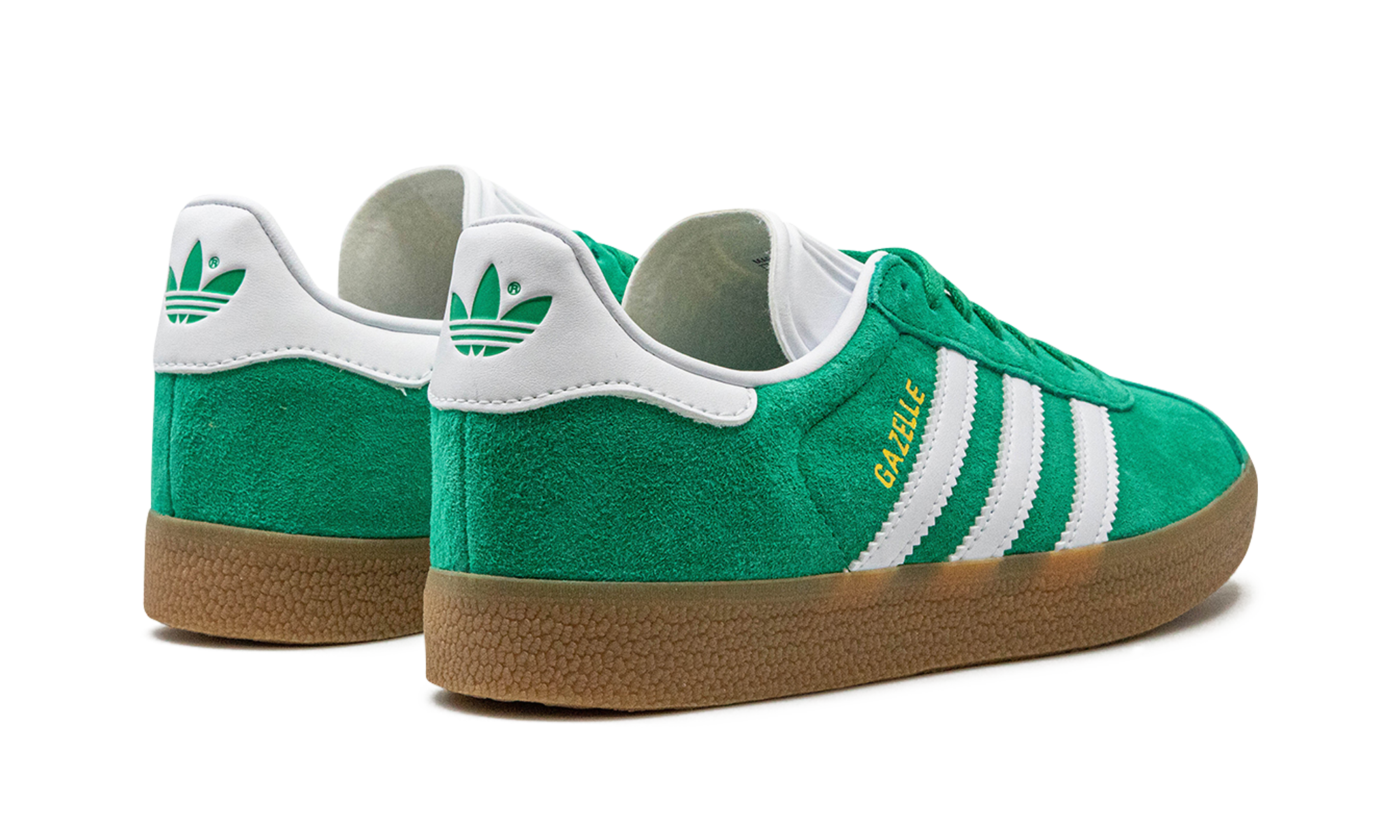 adidas gazelle court green footwear white+IG0671+diagnol right behind view