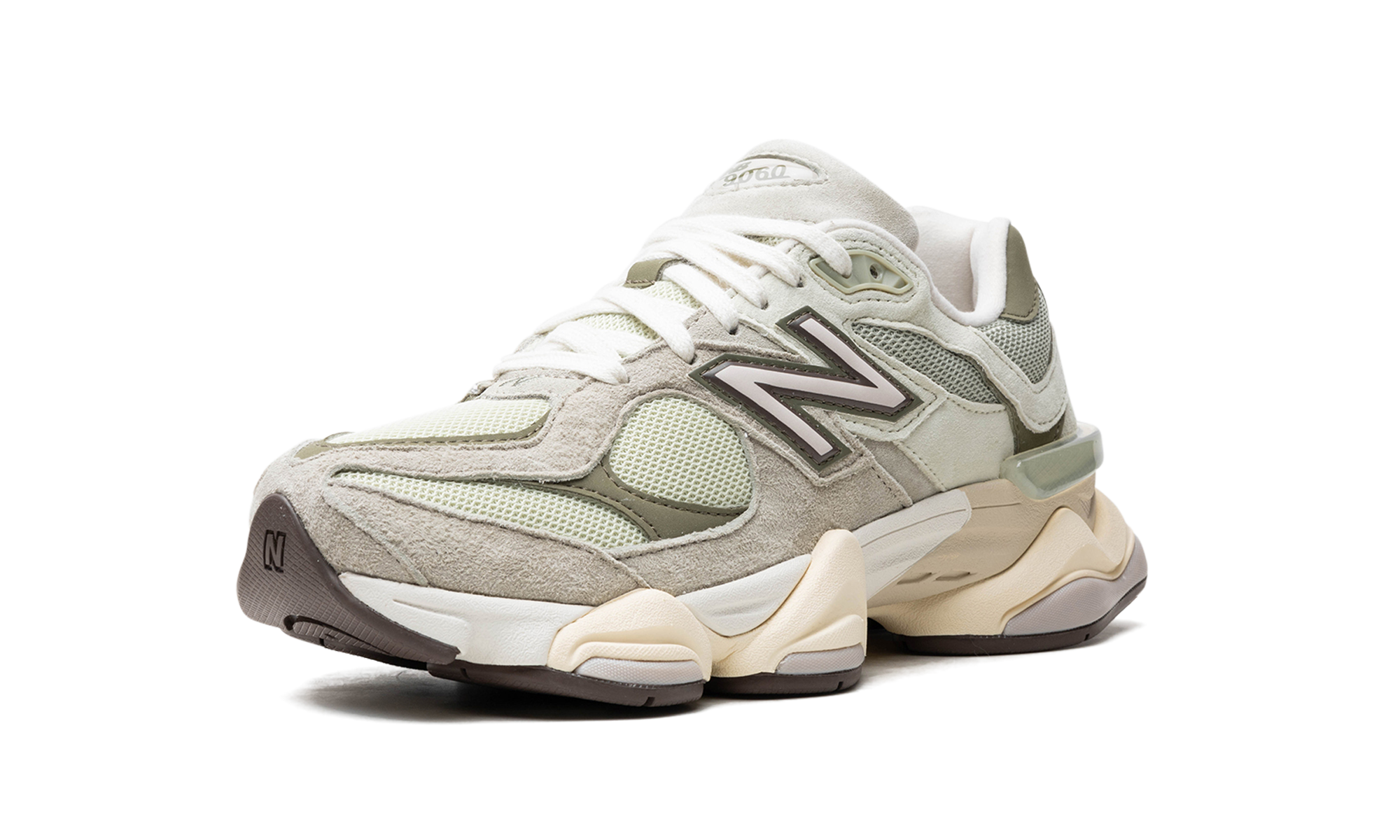 new balance 9060 olivine+U9060EEC+left diagnol single view