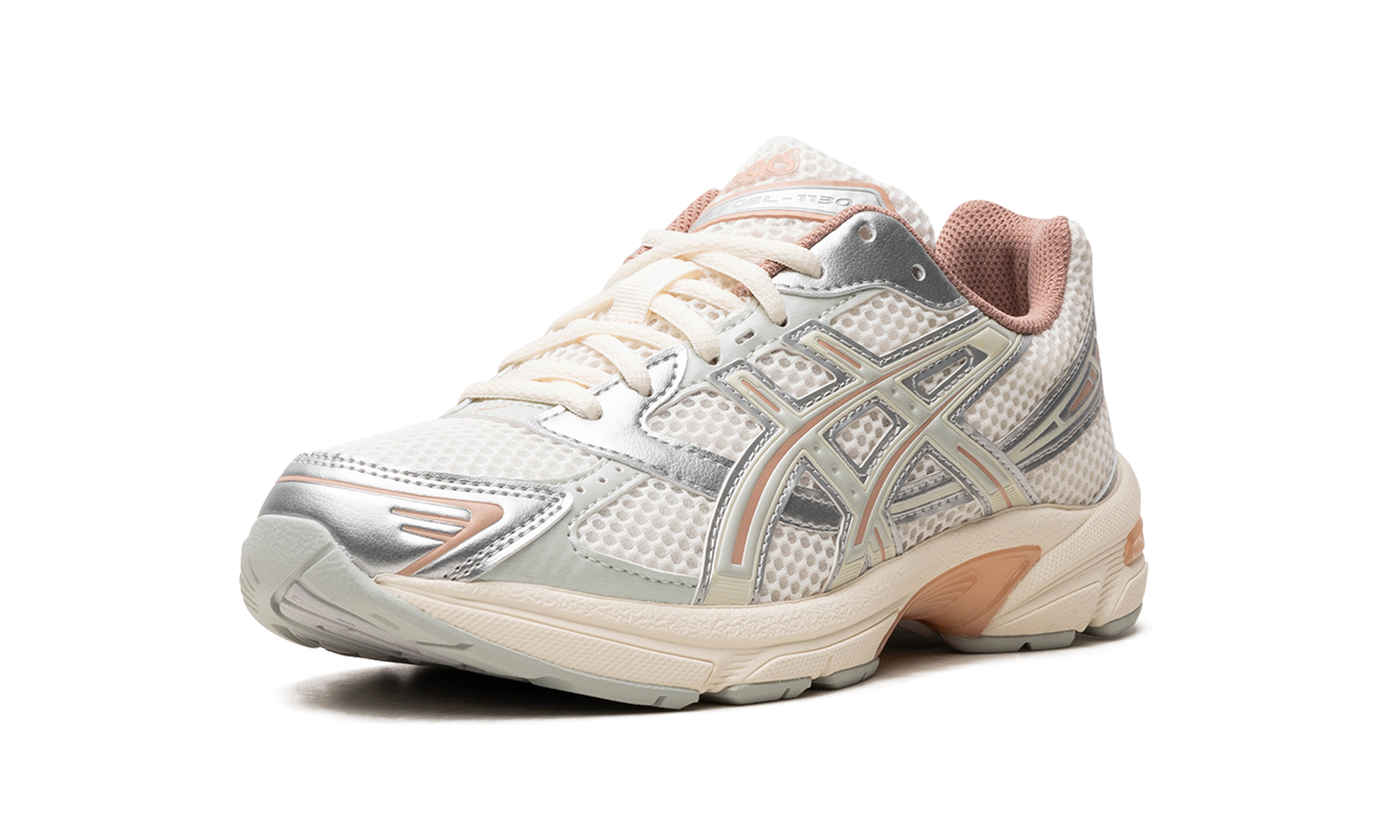 asics gel 1130 cream light sage women s+1202A164-250+left diagnol single view