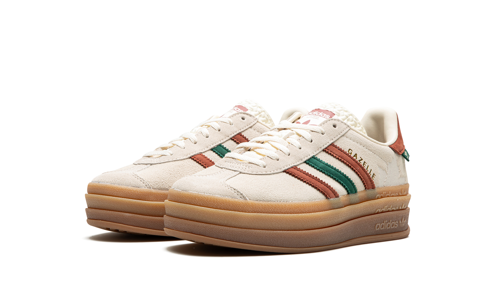 adidas gazelle bold maple leaf women s+IG3685+diagnol left view