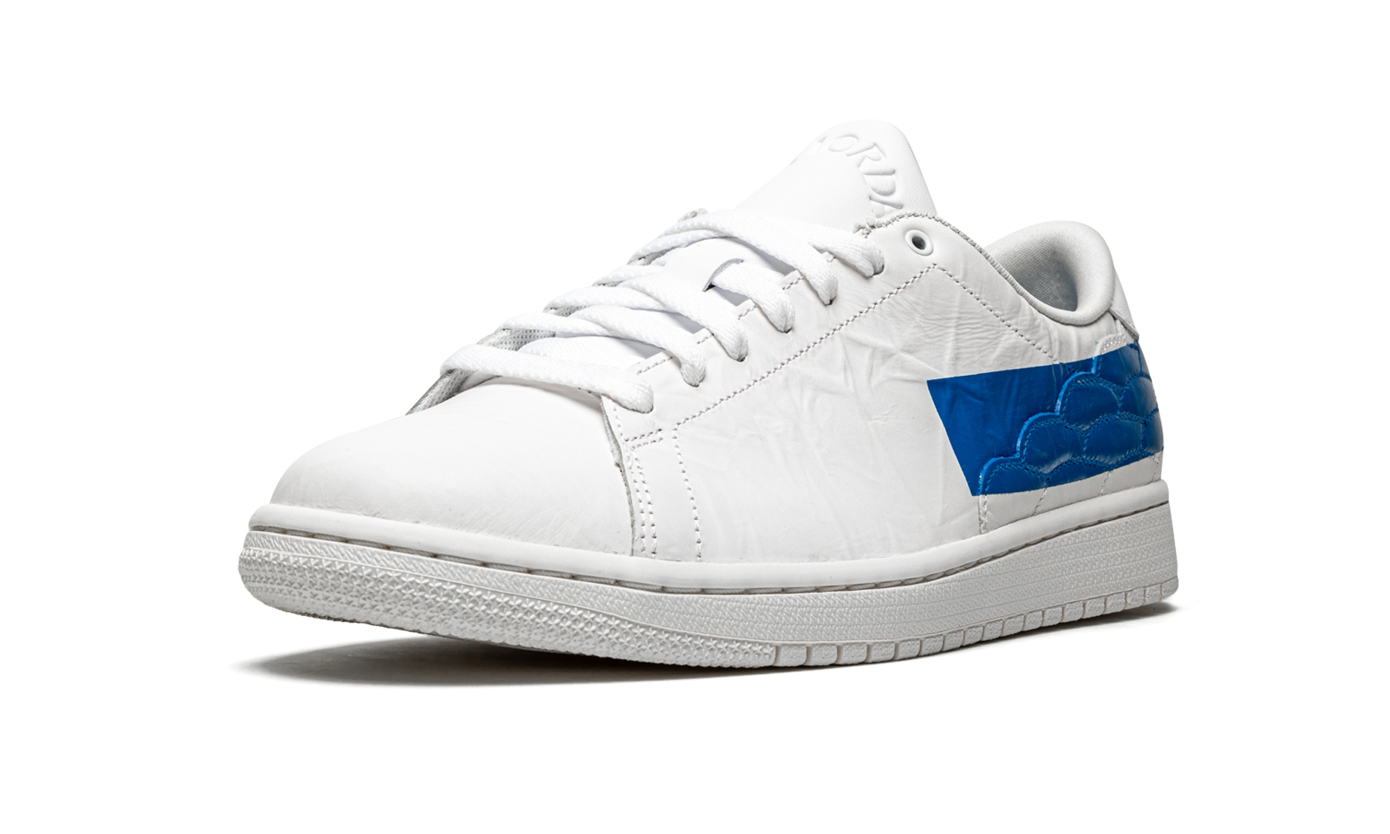 jordan 1 centre court white blue+DJ2756-103+left diagnol single view