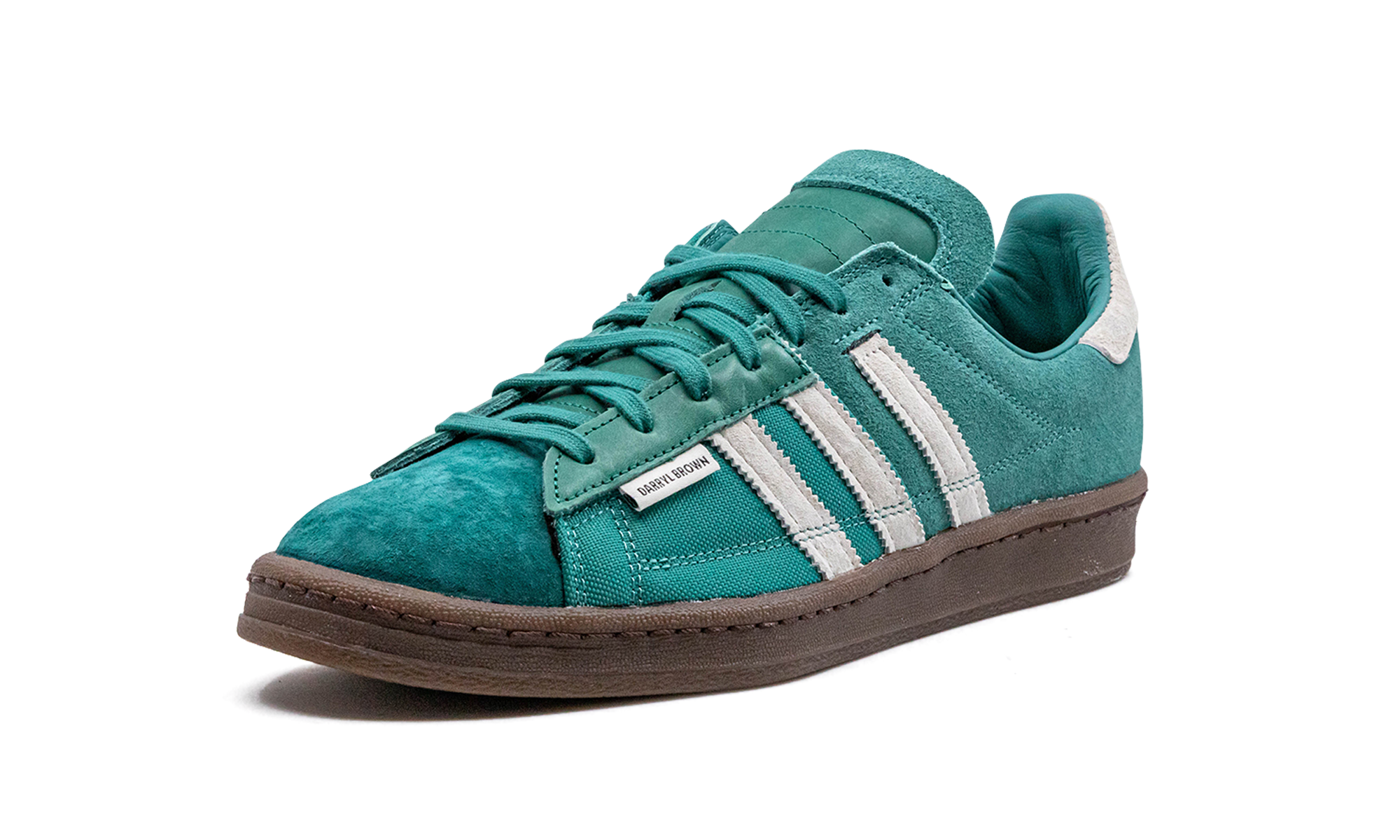 adidas campus 80s darryl brown active green+GX1656+left diagnol single view