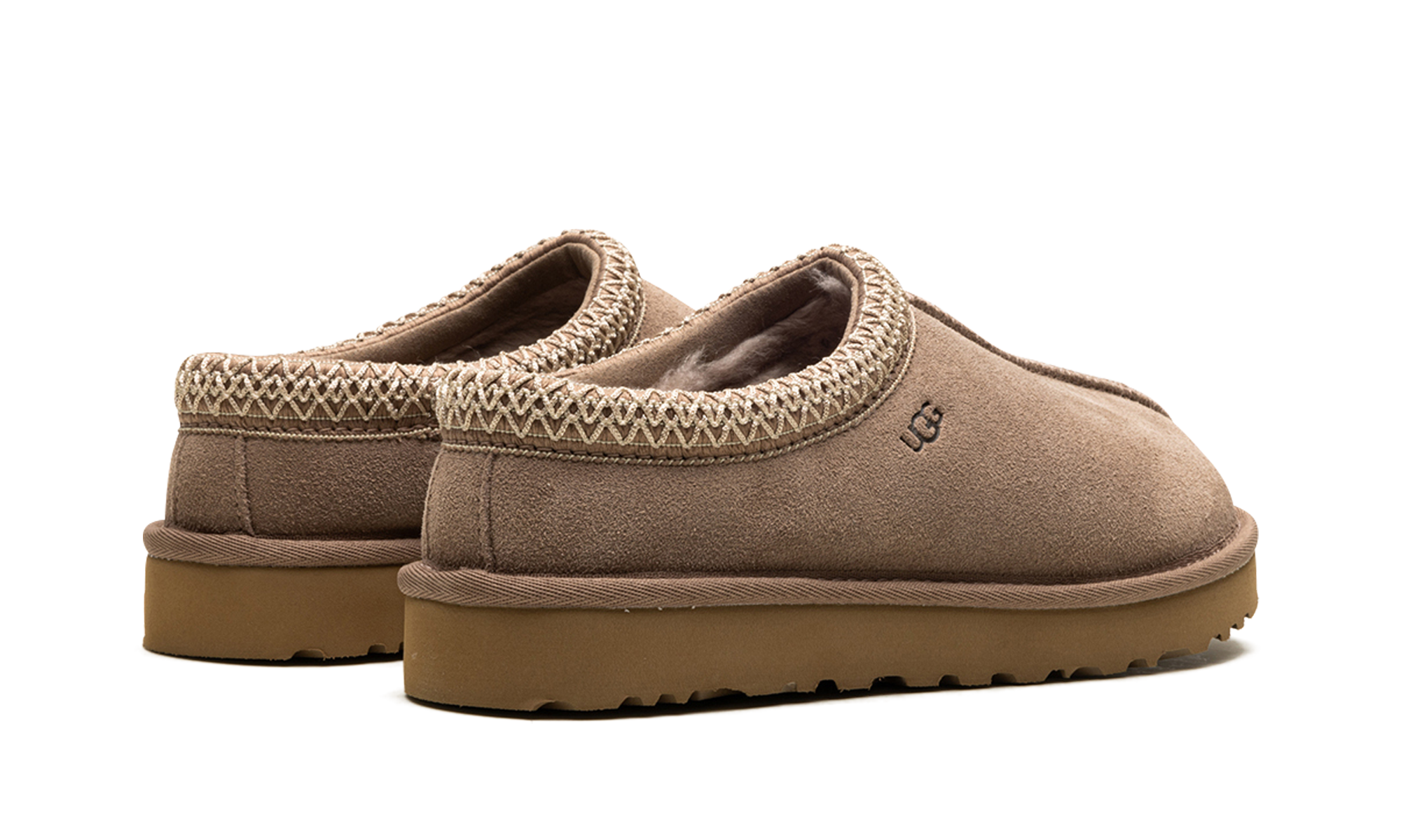 ugg tasman slipper caribou women s+5955-CRBO+diagnol right behind view