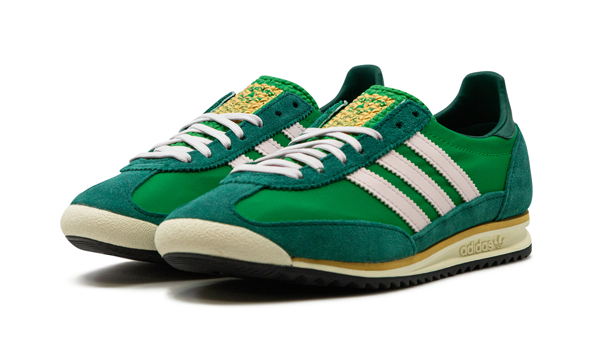 adidas sl 72 collegiate green women s+IE3427+diagnol left view