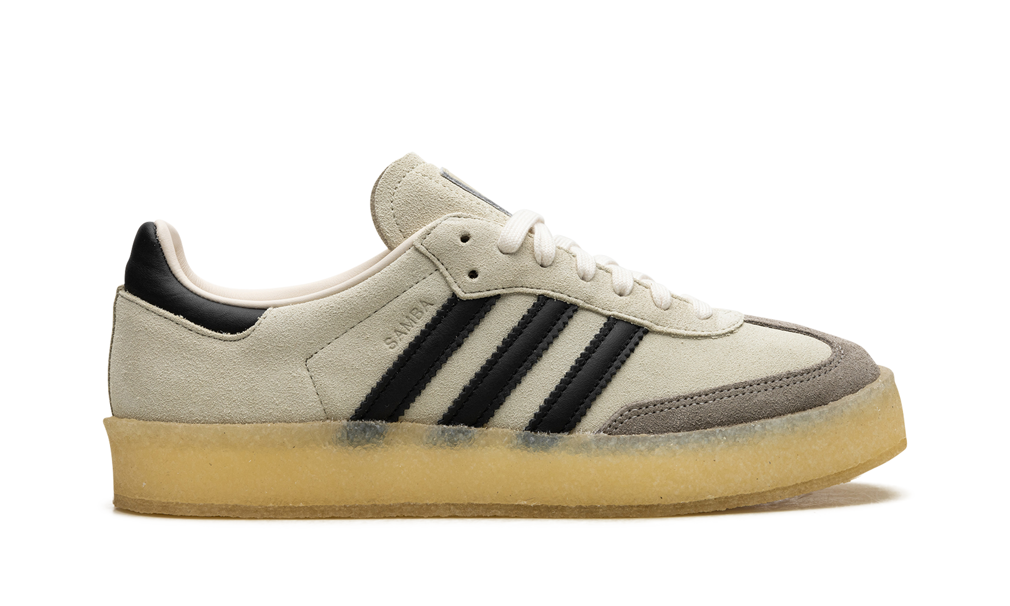 adidas clarks 8th street samba by ronnie fieg kithmas white black+IE4033+right view