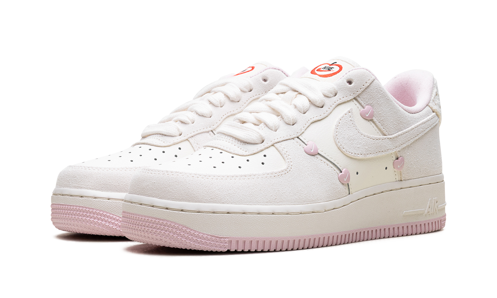 nike air force 1 low valentine s day 2025 women s+HV5992-111+diagnol left view